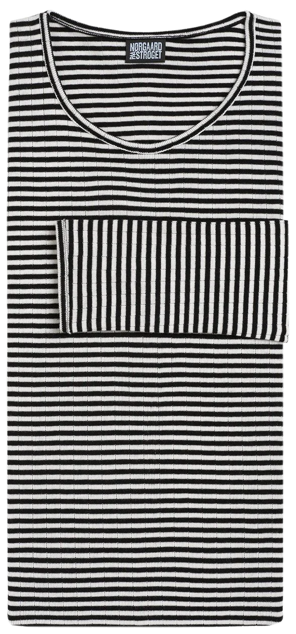 101 Fine Stripe, Black/Ecru - Image 2