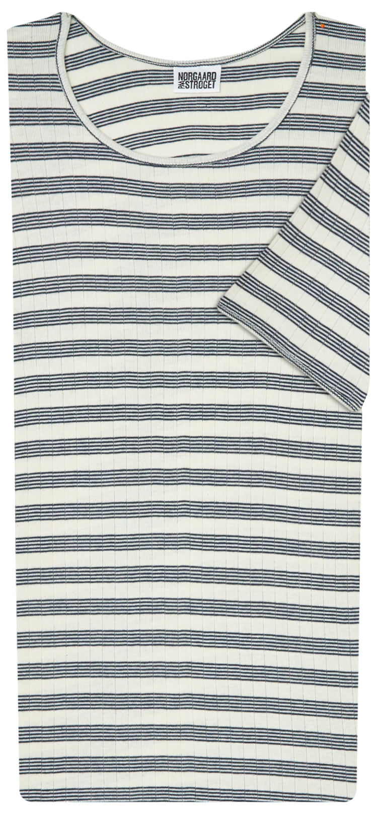 101 Short Sleeve BW Stripe, Ecru/Marine - Image 2