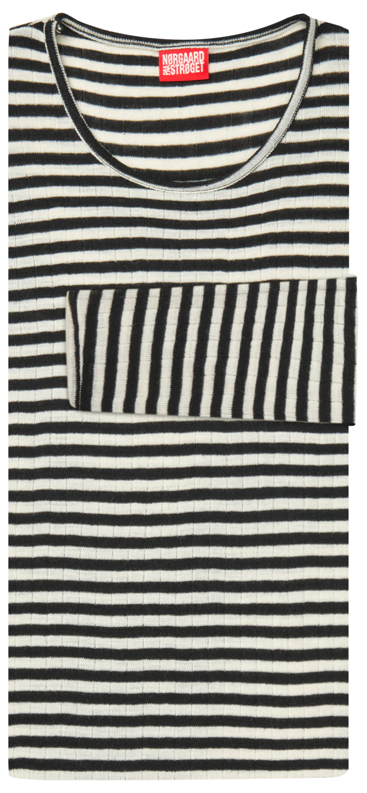 101 Wool, Black/Ecru Stripe - Image 2