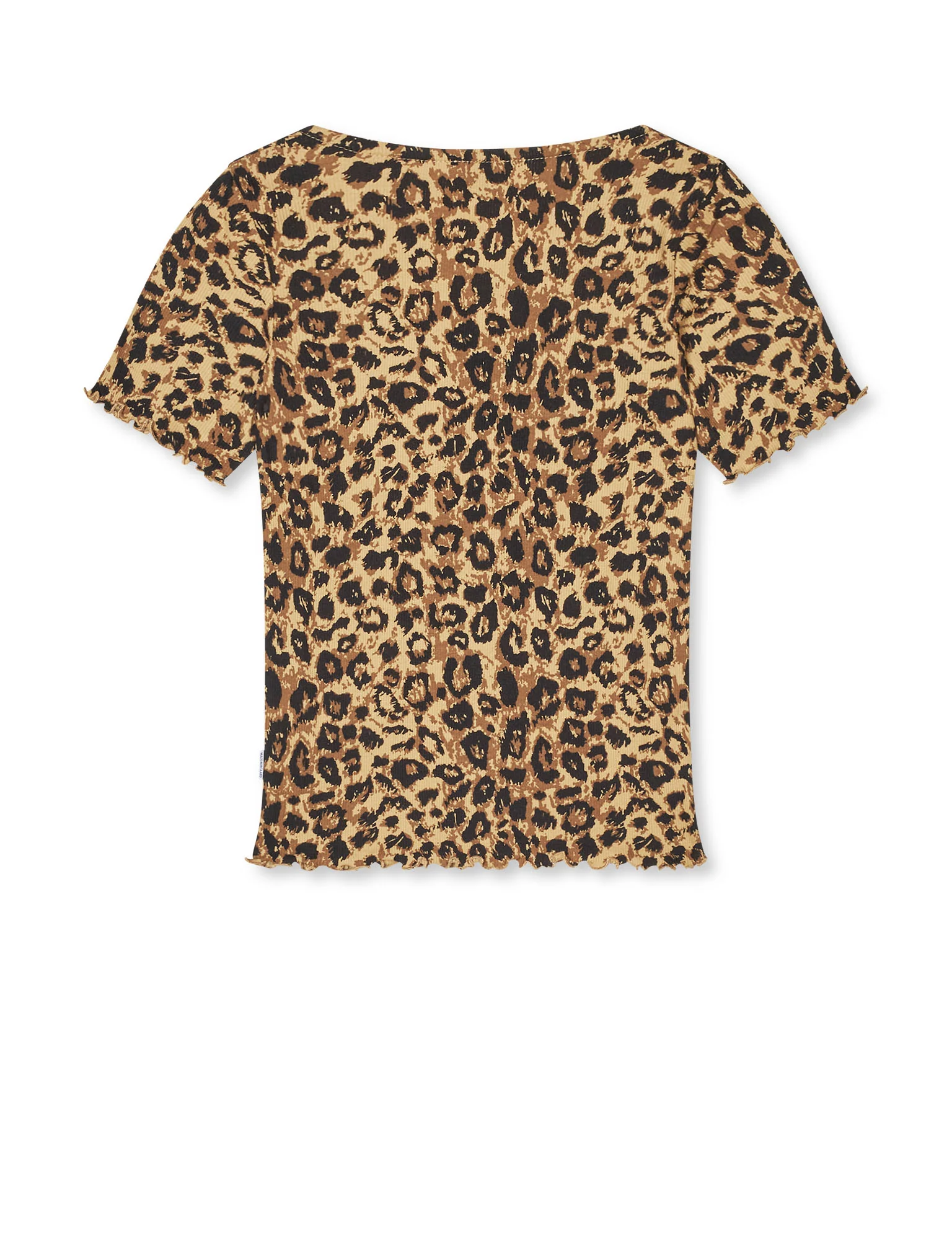 2x2 Cotton AOP Tiki Tee, Leopard AOP/Black - Image 4