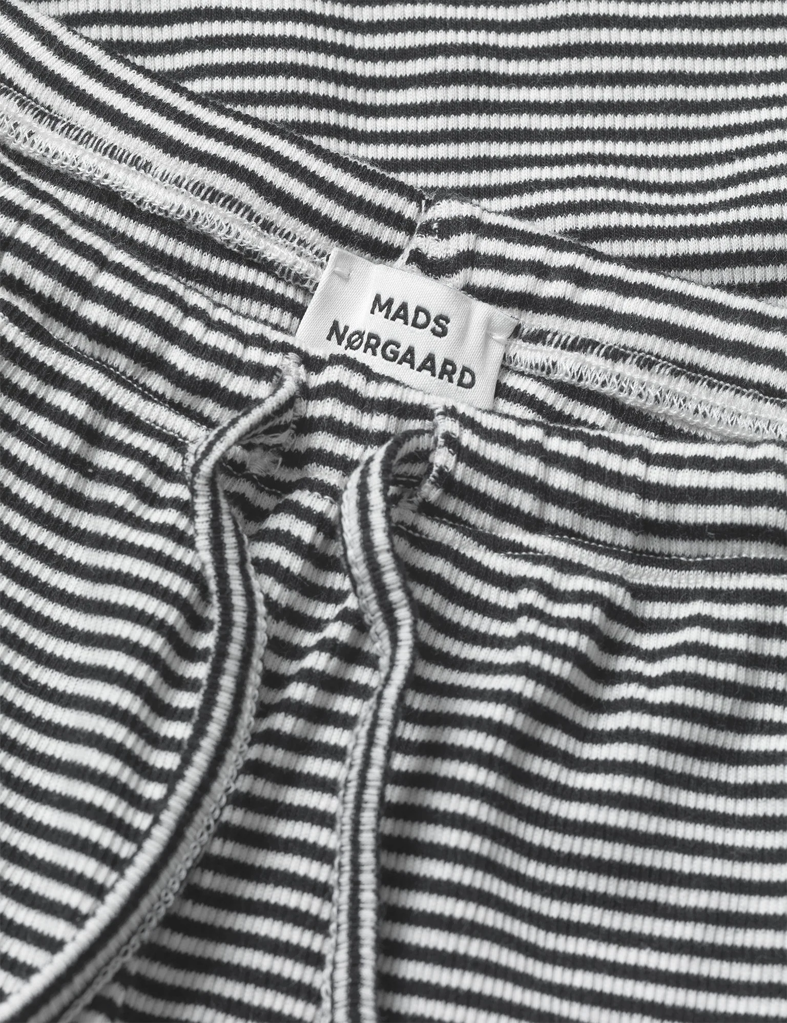 2x2 Cotton Stripe Verona Pants, Black/Vanilla Ice - Image 4