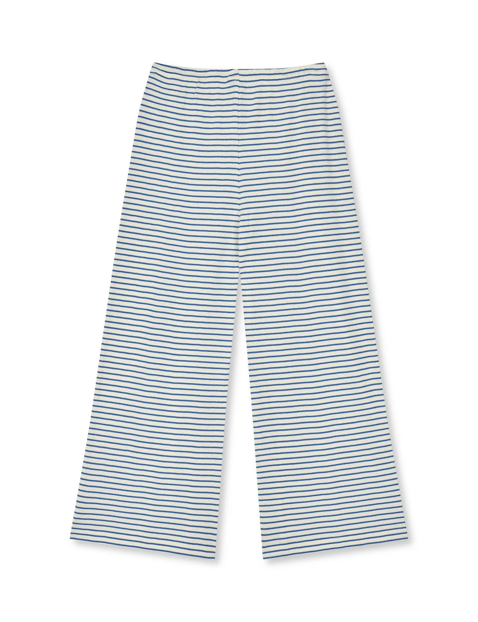 2x2 Cotton Stripe Verona Pants, Vanilla Ice/Bright Cobalt - Image 3