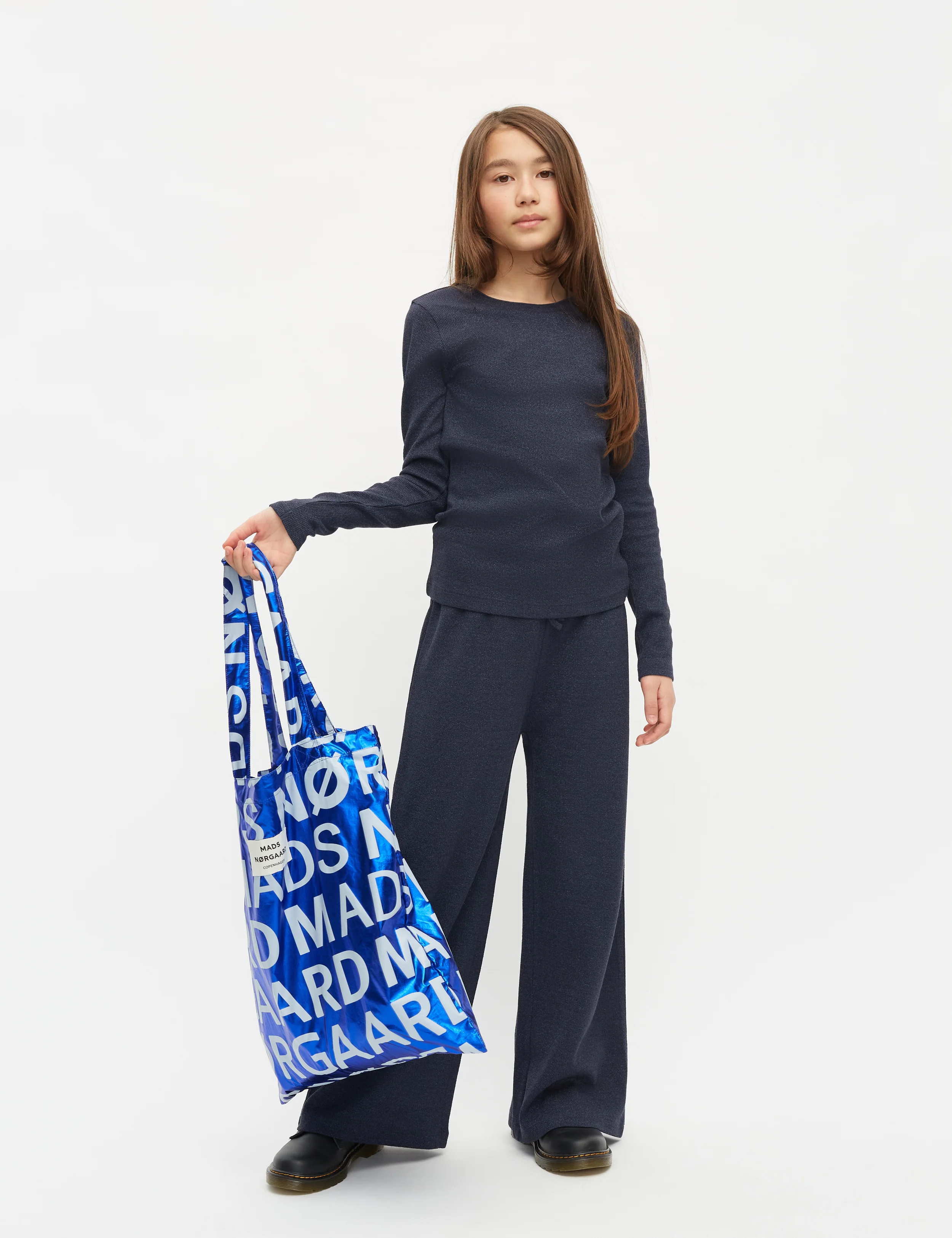 2x2 Lurex Talino Tee L/S, Parisian Night - Image 2