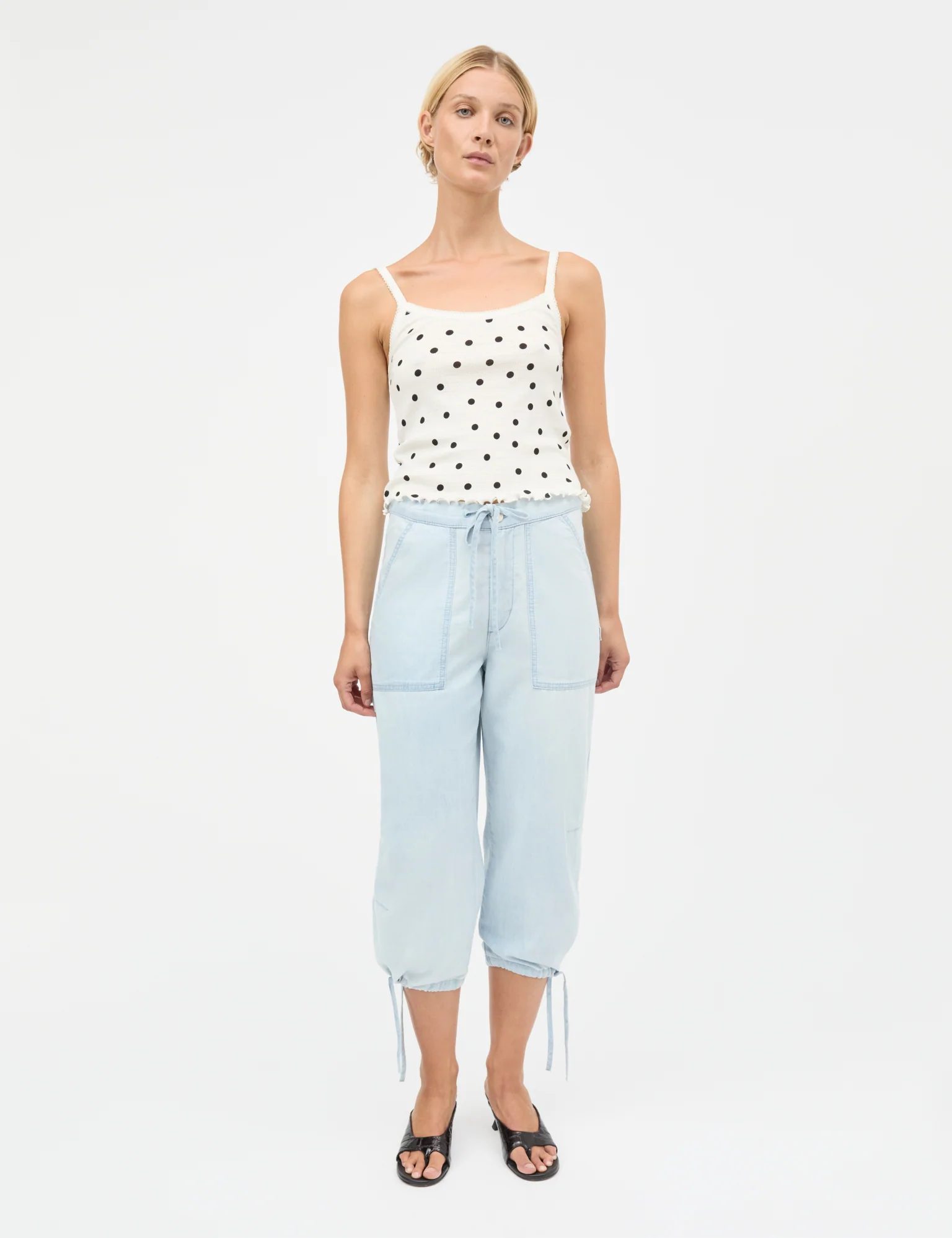 Air Denim Anni Pants, Sunbleached Blue - Image 2