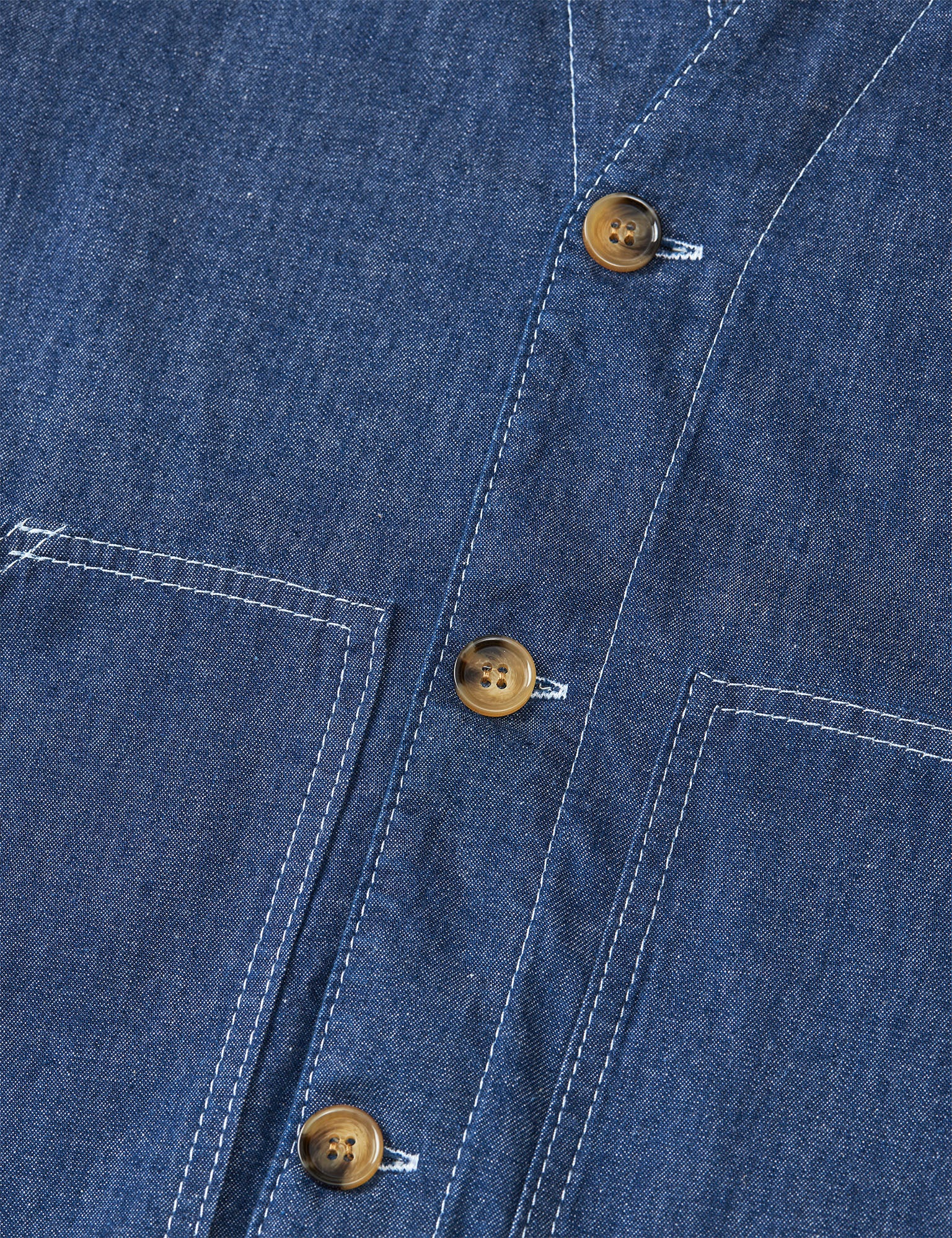 Air Denim Pil Jacket, Dark Blue Denim - Image 3