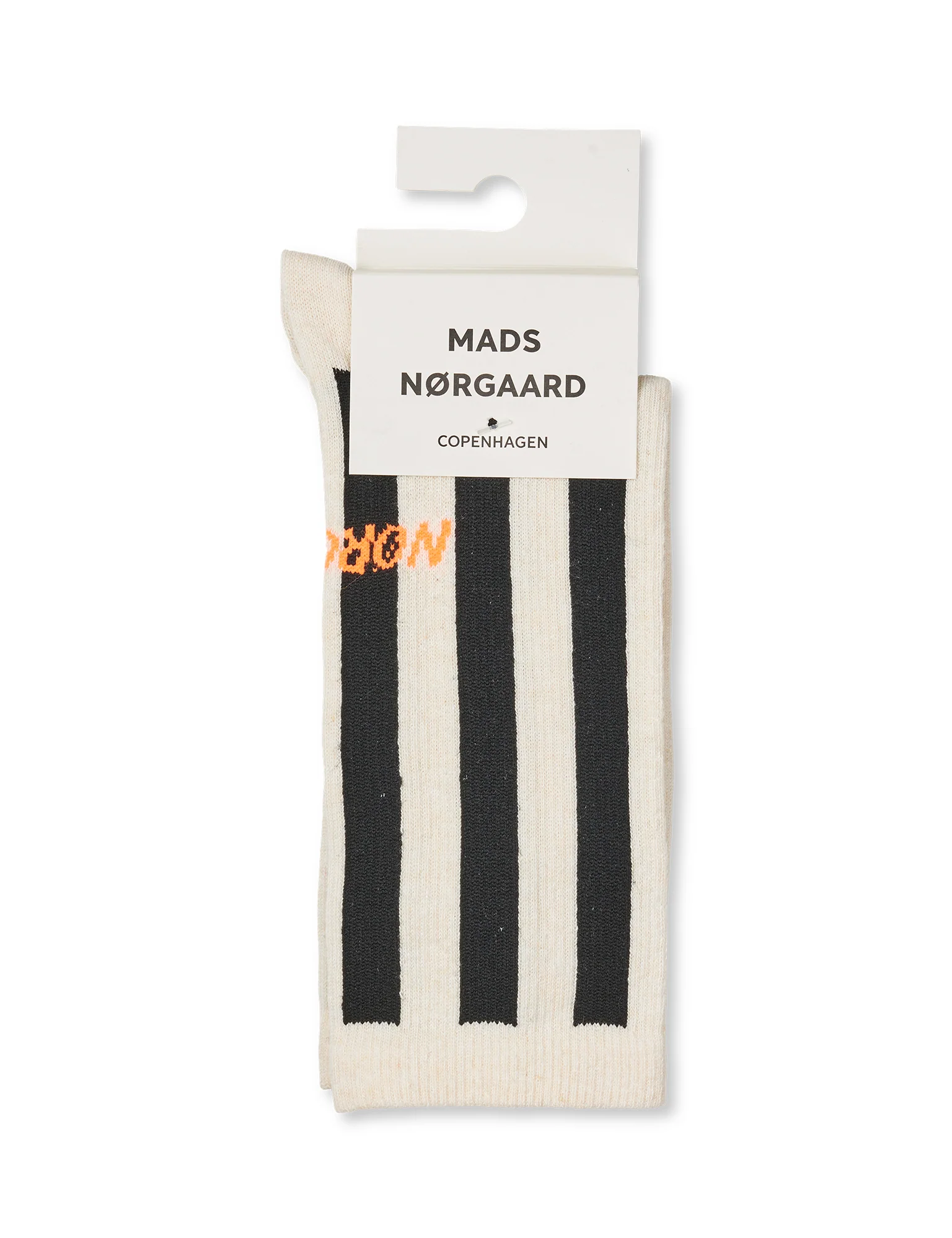 Antonella Sock Single, Black/Vanilla Ice - Image 2