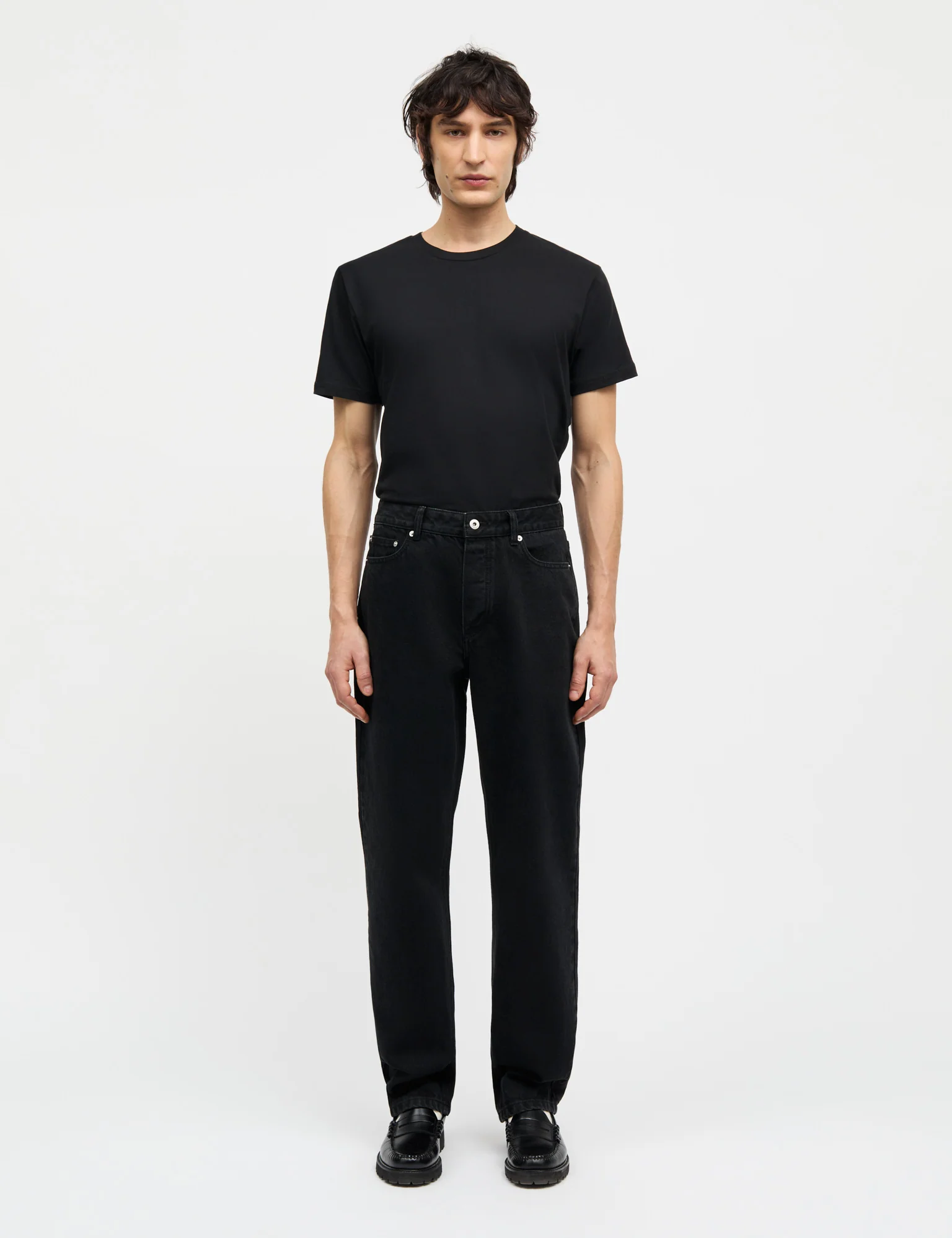 Arizona Black Black Coen Jeans, Black Rinse Wash - Image 2