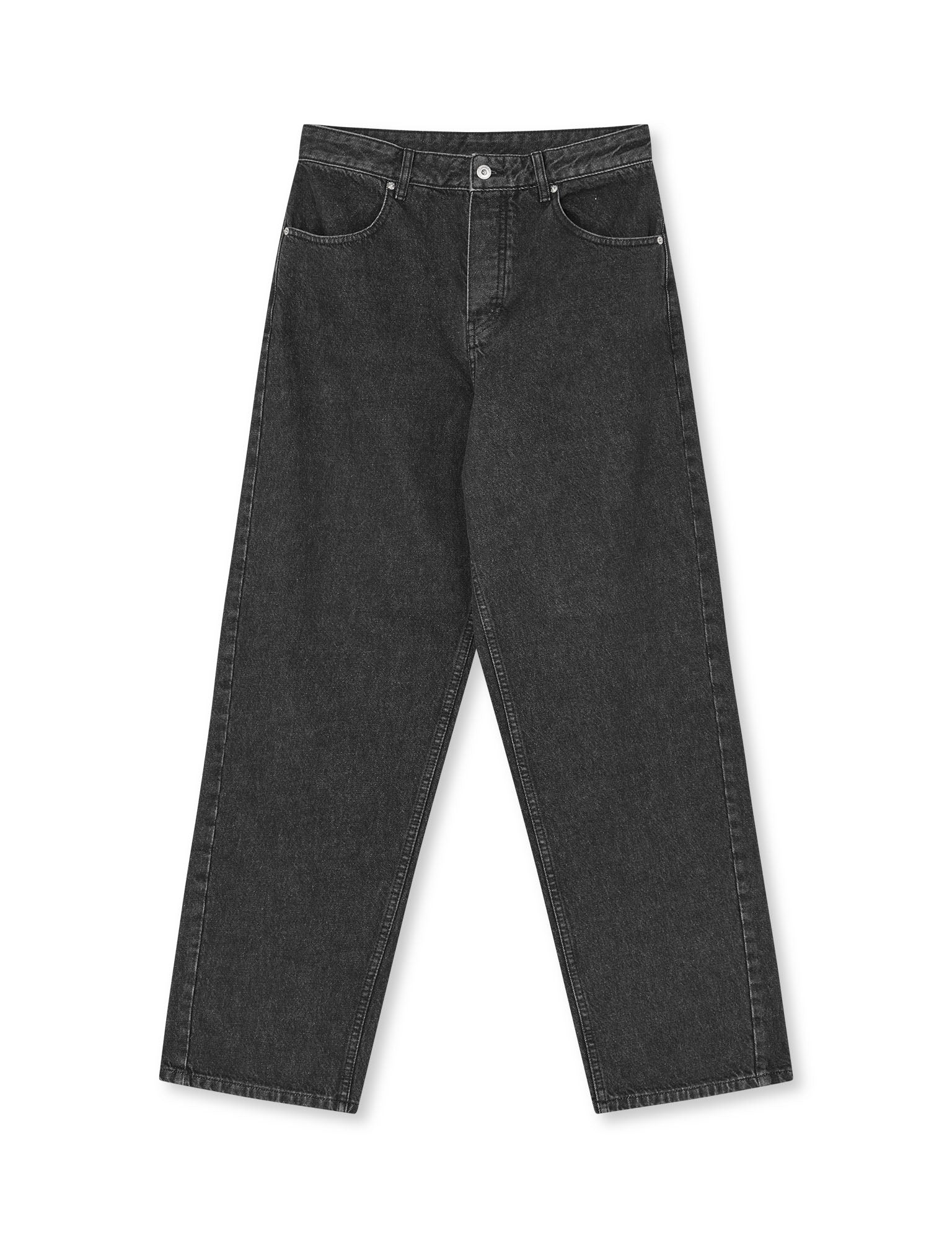 Arizona Black Denim Hannes Jeans, Black Grey Stone Wash - Image 7