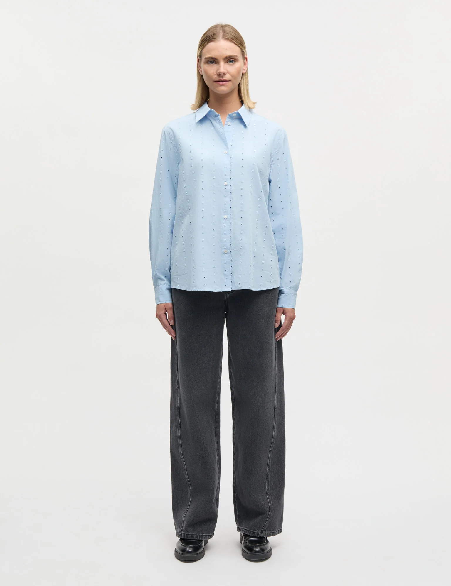 Broda Crane Shirt, Cashmere Blue - Image 2