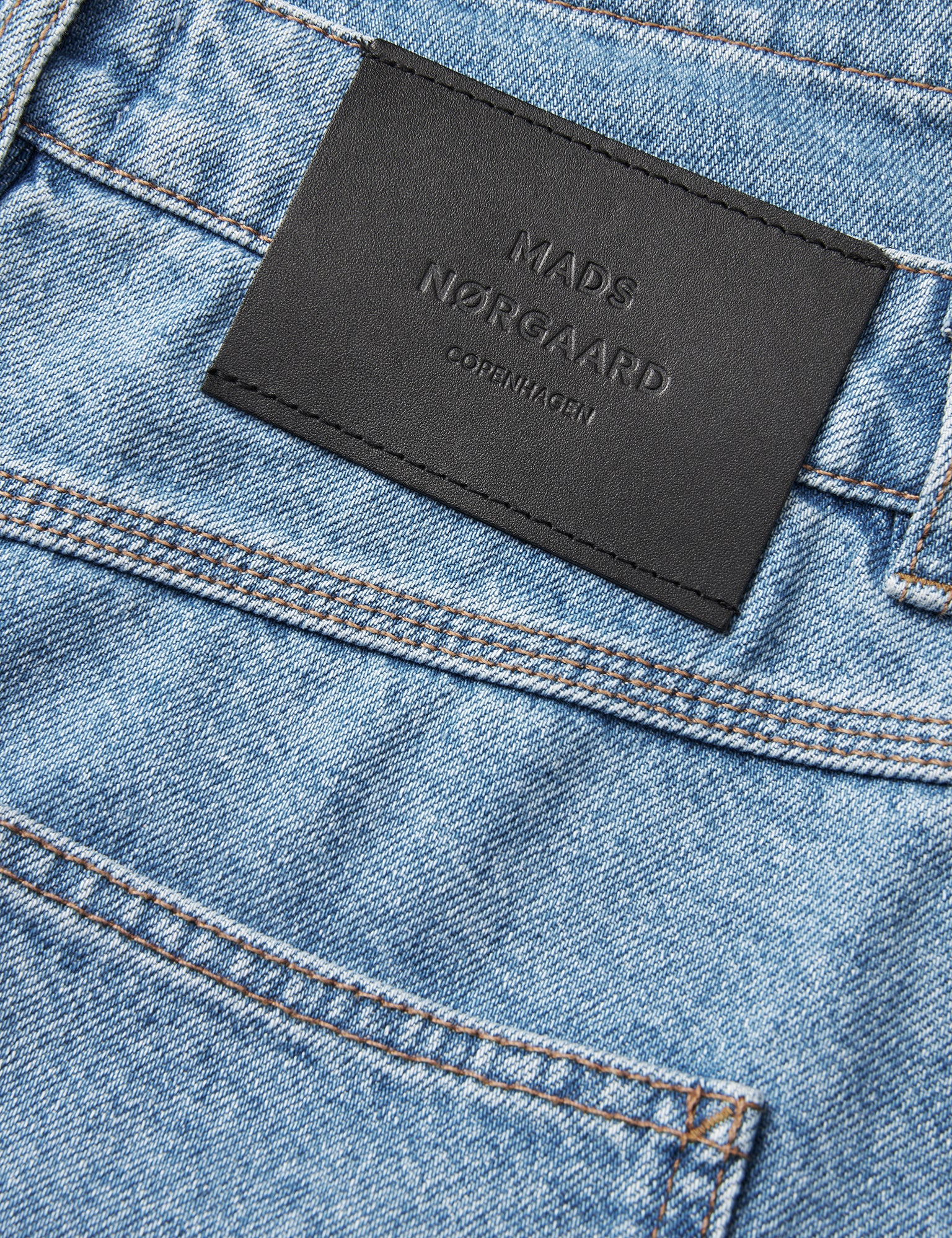 Classic Denim Riva Skirt, Mid Blue Denim - Image 3