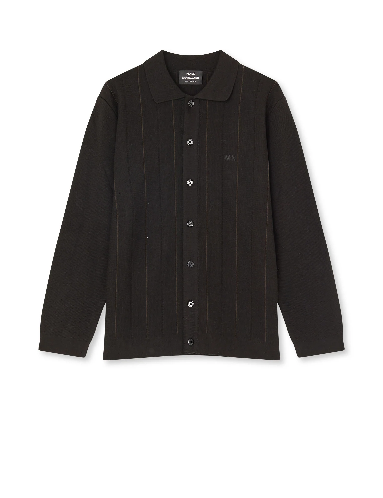Classy Brando Polo LS Knit, Black