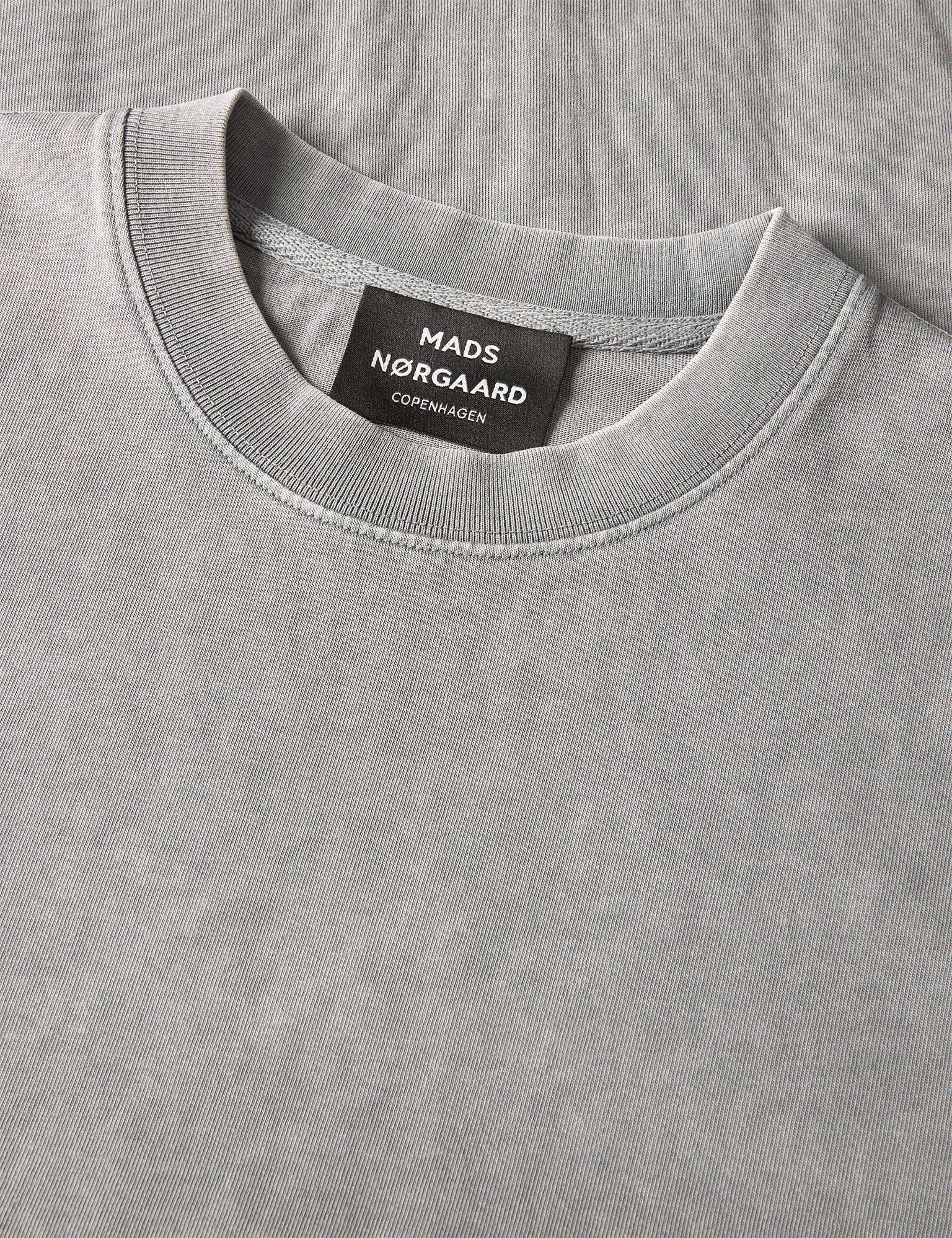 Combed Jersey Dye Thorbjørn B Tee, Moon Mist - Image 3