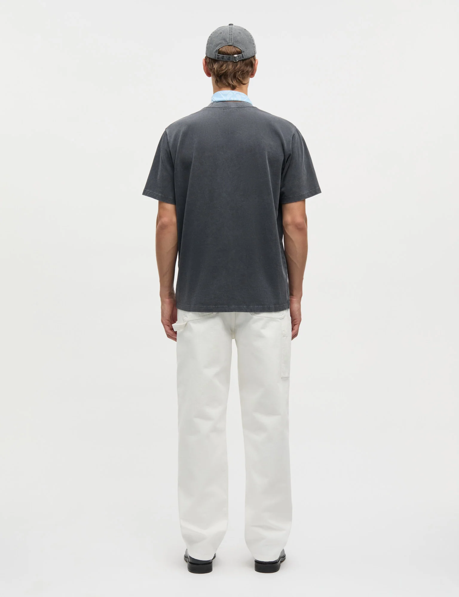 Combed Jersey Dye Thorbjørn Tee, Black - Image 4