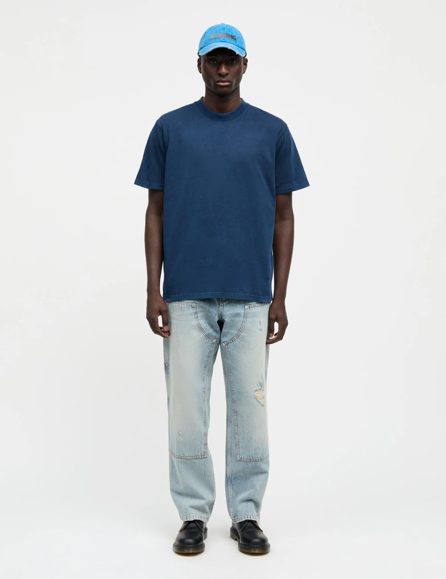 Combed Jersey Dye Thorbjørn Tee, Parisian Night - Image 2