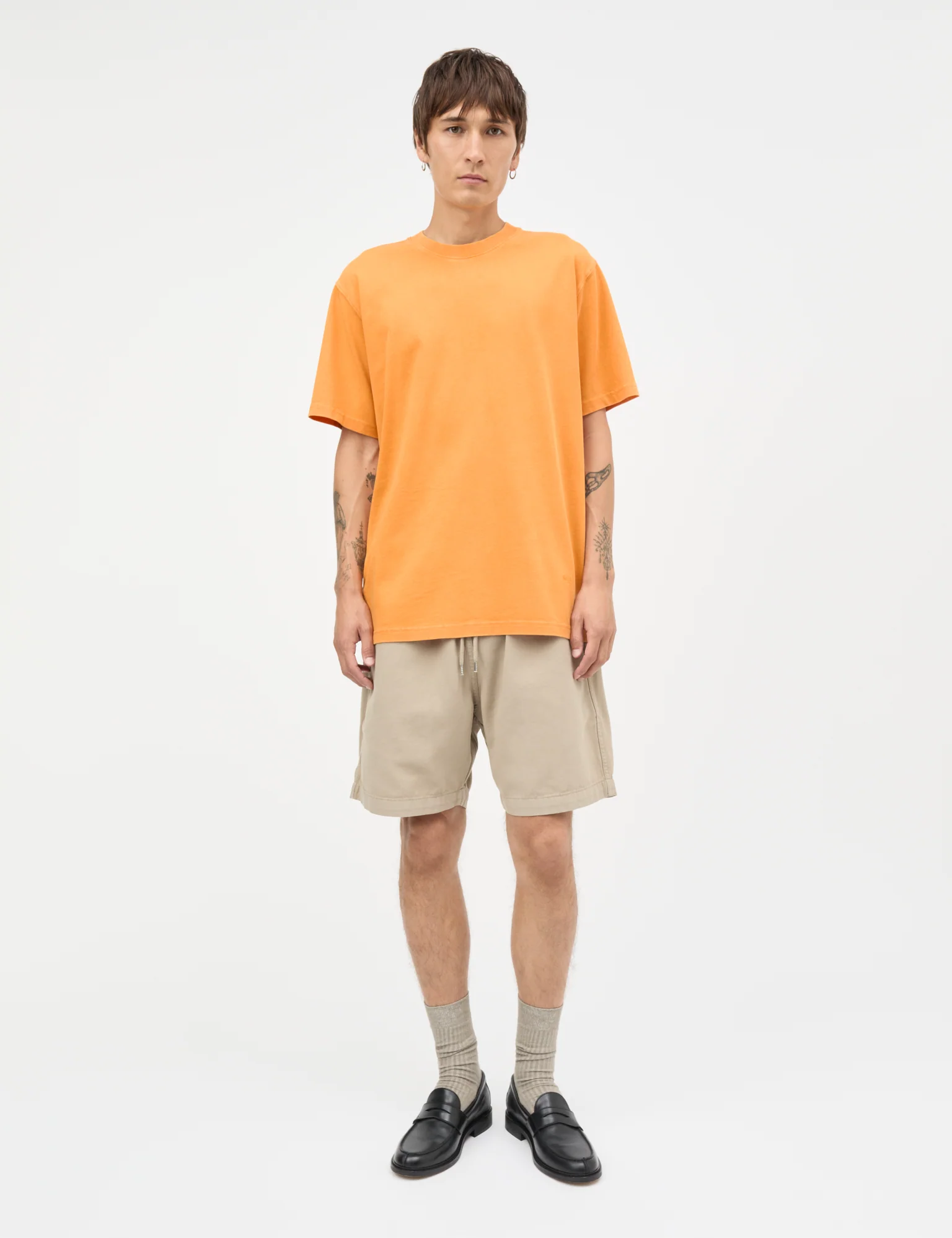 Combed Jersey Dye Thorbjørn Tee, Zinnia - Image 2