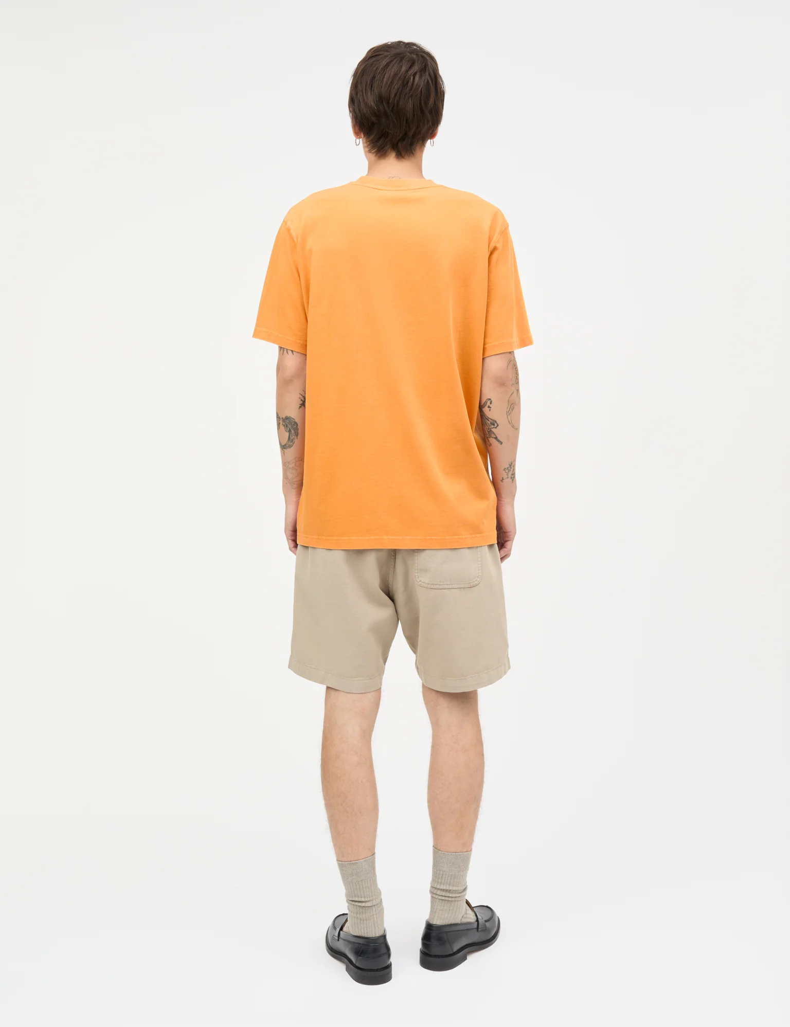 Combed Jersey Dye Thorbjørn Tee, Zinnia - Image 4