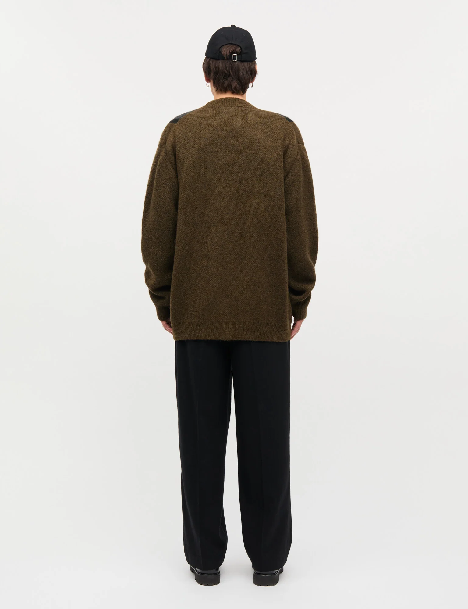 Comfy Wool Vilhelm Stripe Cardigan Knit, Beech - Image 4