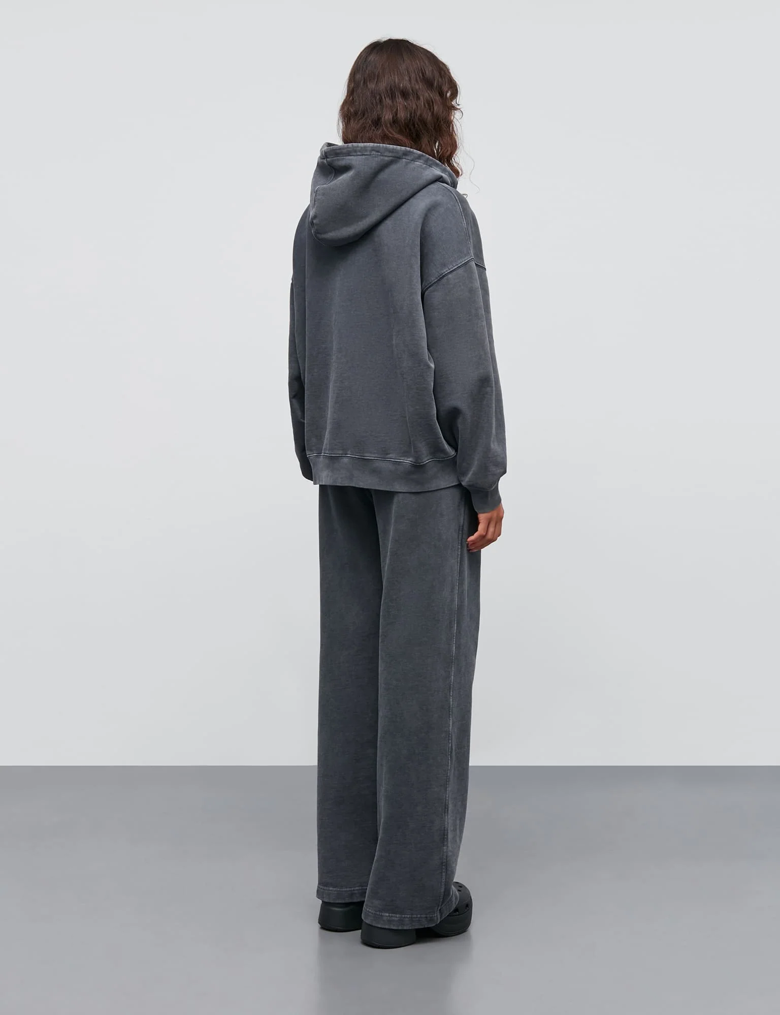 Compact Cotton Alpa Zip Hoodie, Asphalt - Image 4