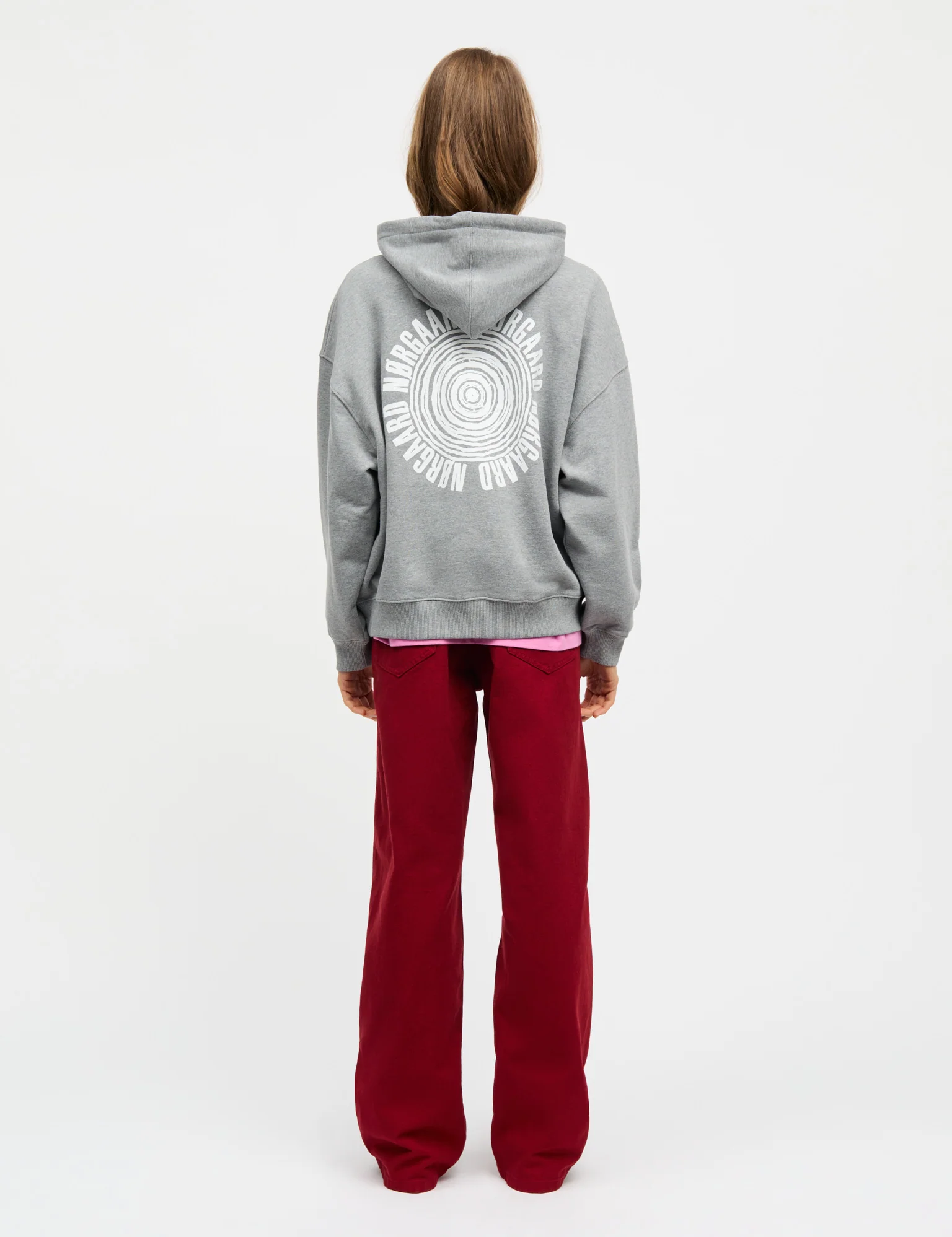 Compact Cotton Atlas Hoodie, Medium Grey Melange - Image 5