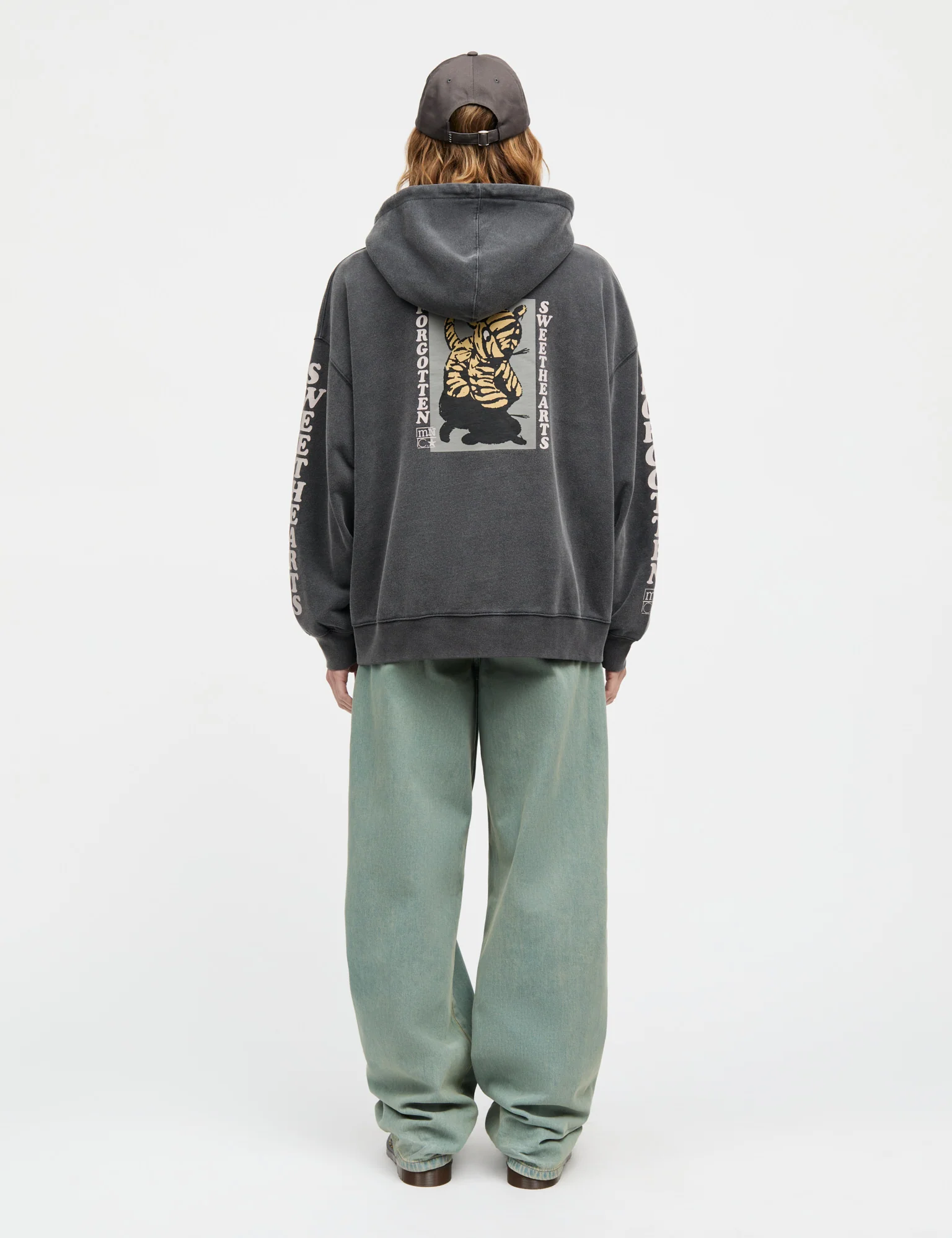 Compact Cotton Atlas Hoodie, Washed Black - Image 4