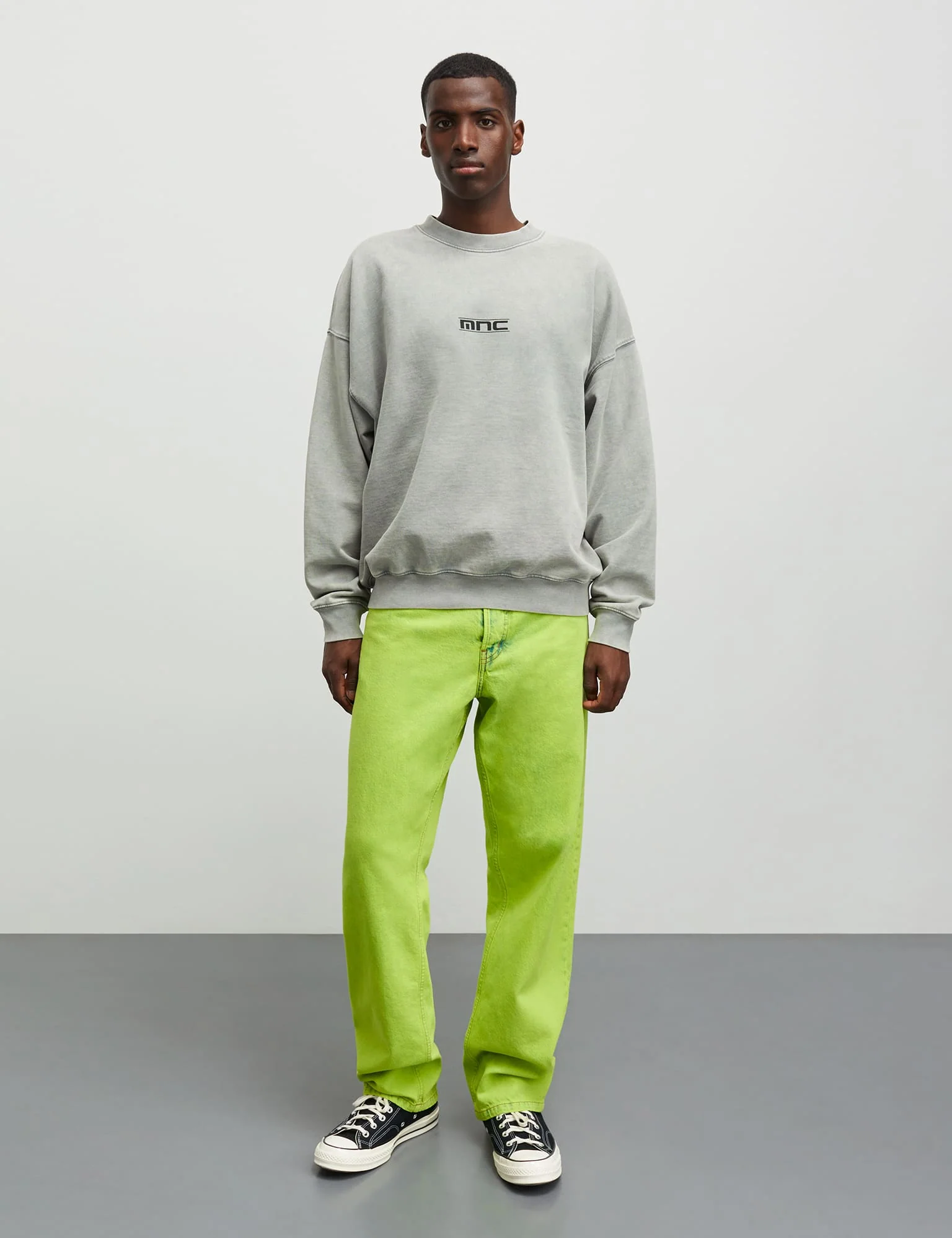 Compact Cotton Dye Crew, Moon Mist - Image 2