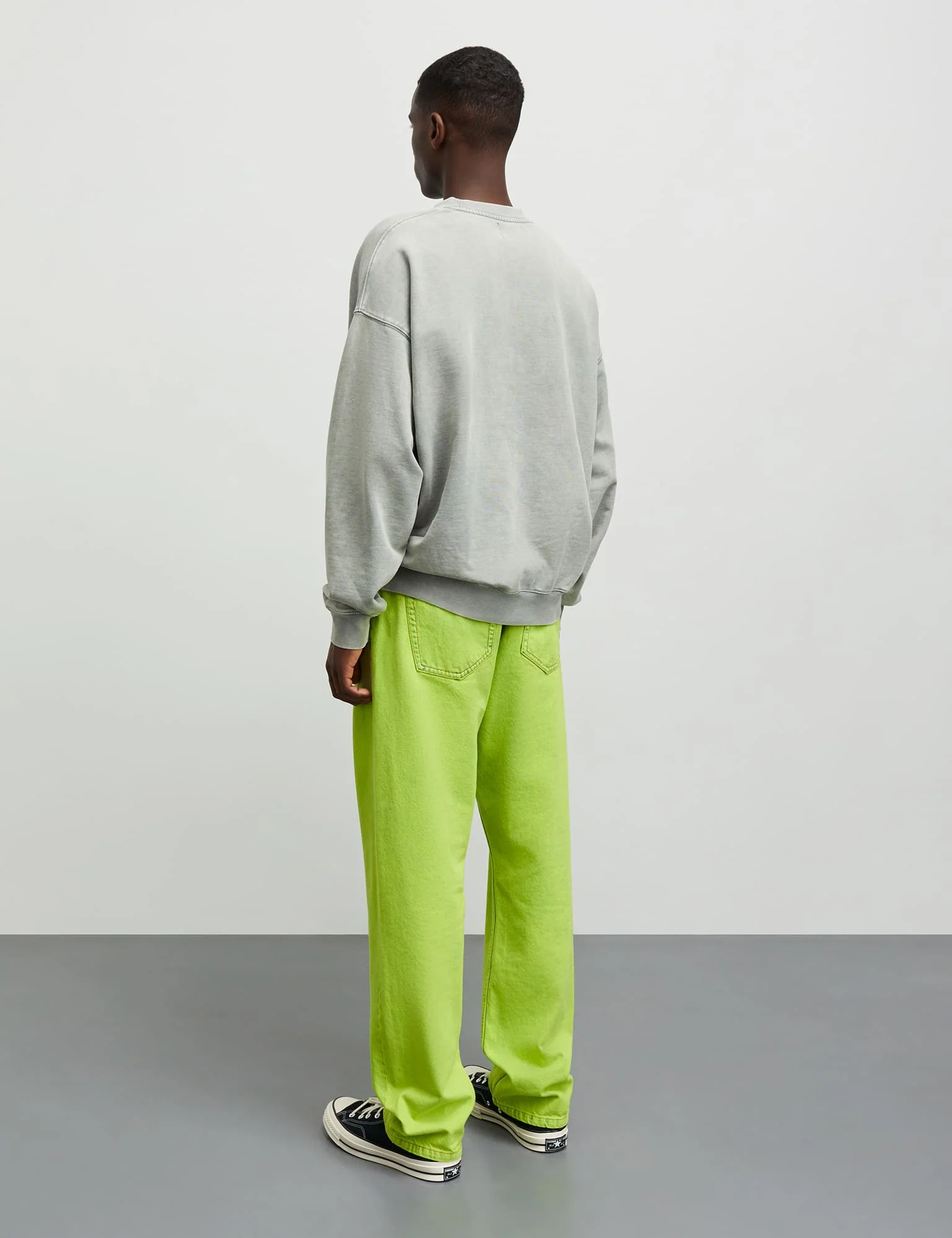 Compact Cotton Dye Crew, Moon Mist - Image 4