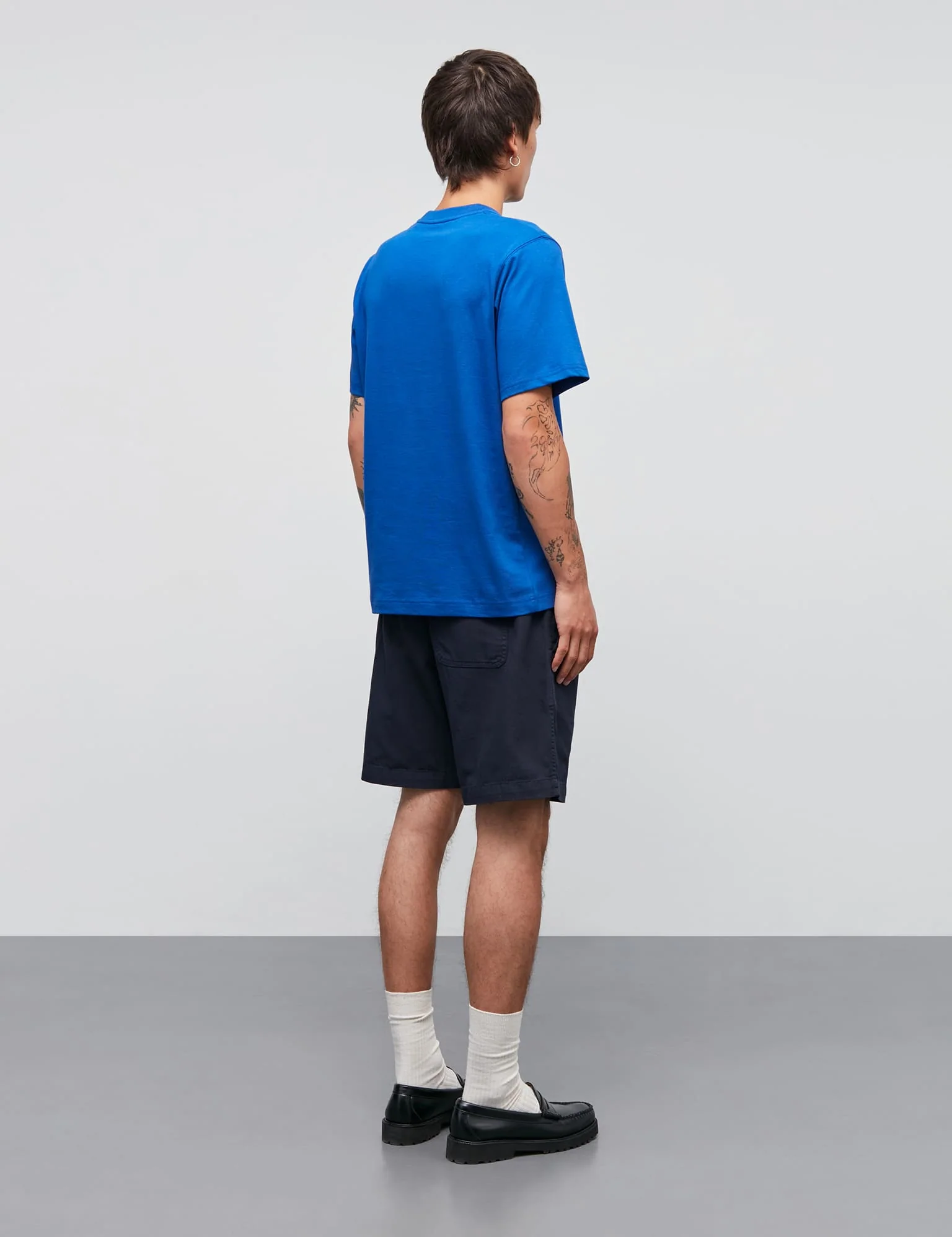 Cotton Jersey Frode Emb Logo Tee, Surf The Web - Image 4