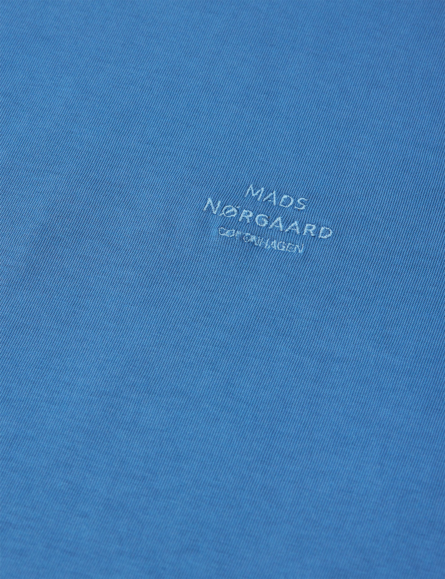 Cotton Jersey Frode Logo Tee FAV, Bright Cobalt - Image 3