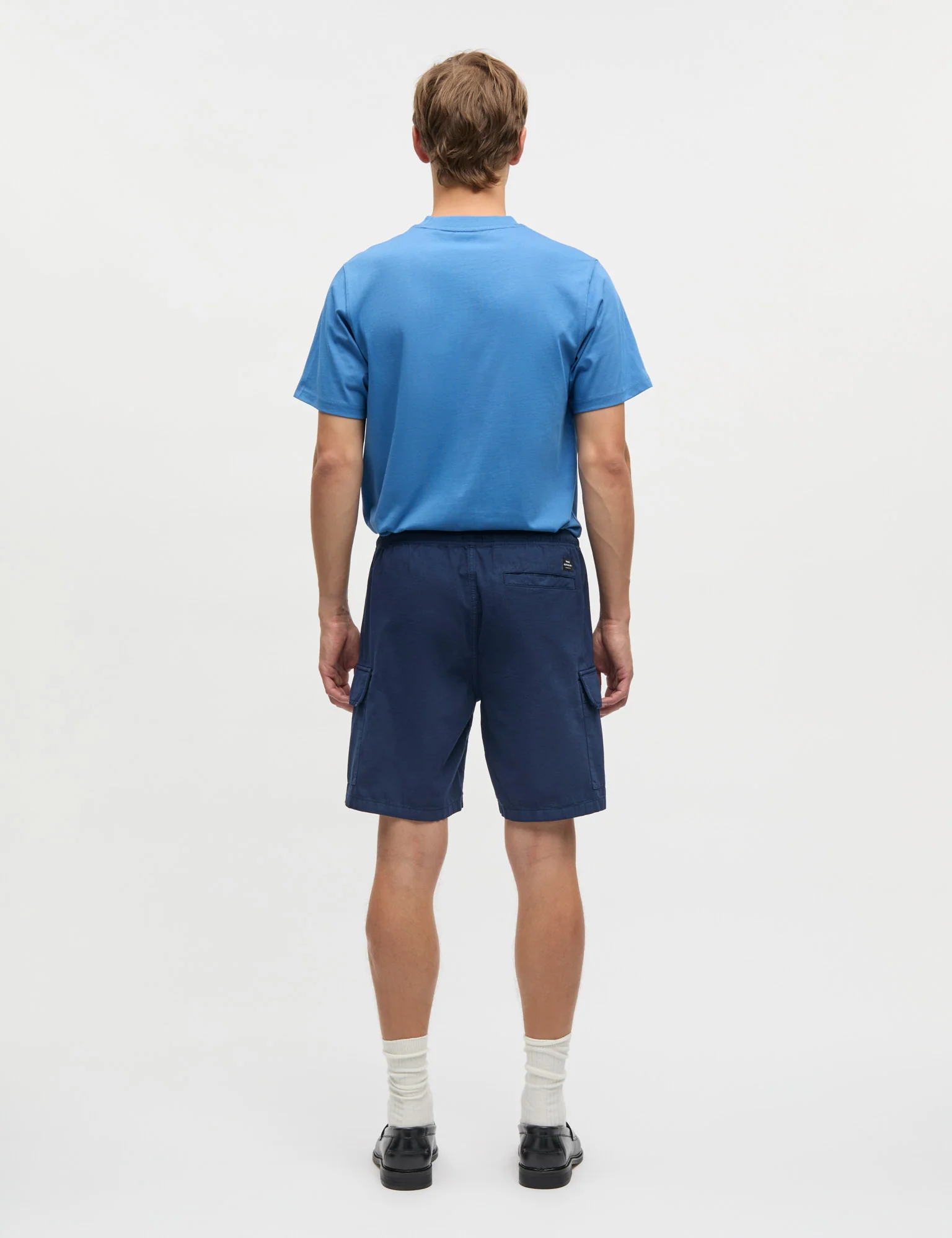 Cotton Jersey Frode Logo Tee FAV, Bright Cobalt - Image 4