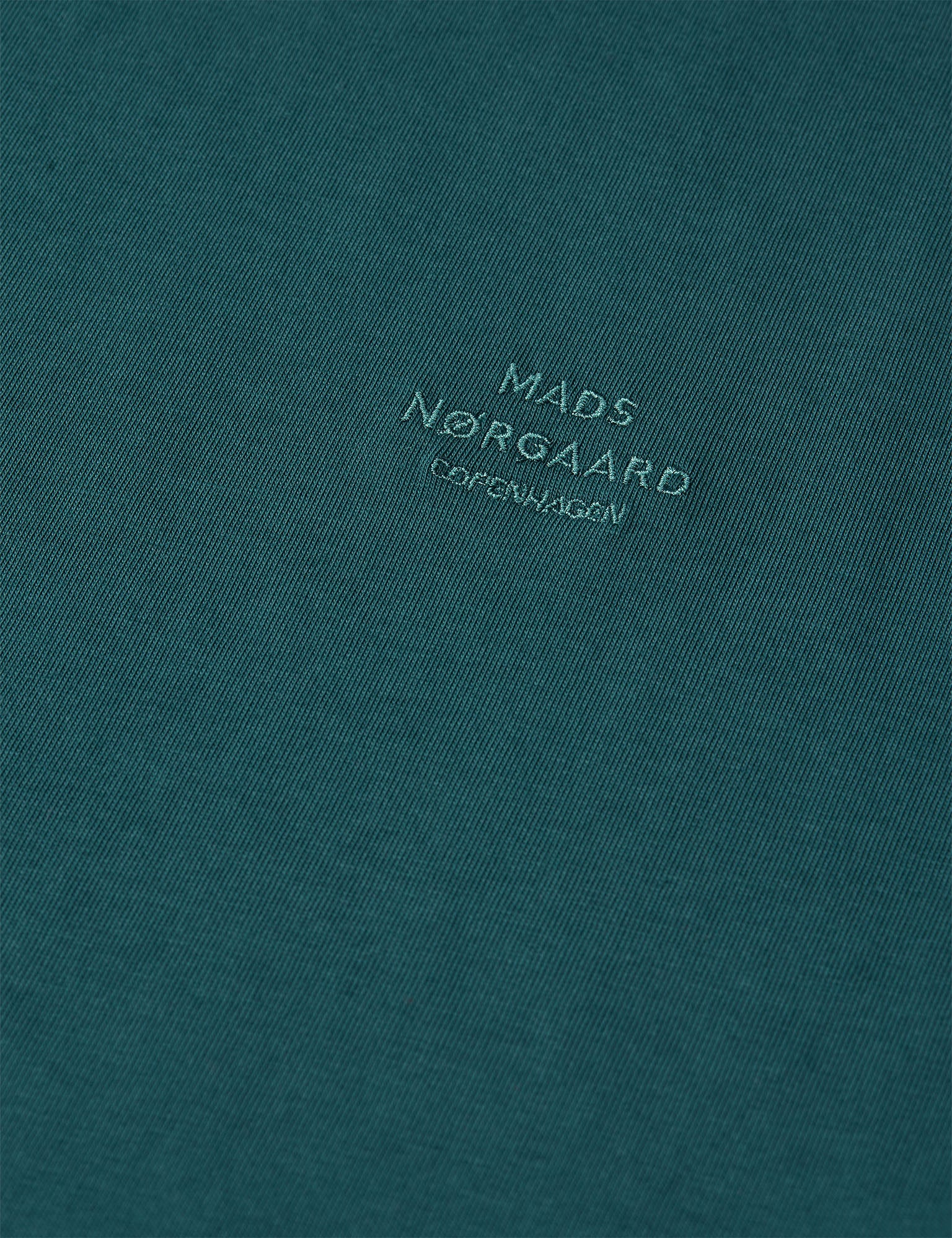 Cotton Jersey Frode Logo Tee FAV, Deep Sea - Image 3