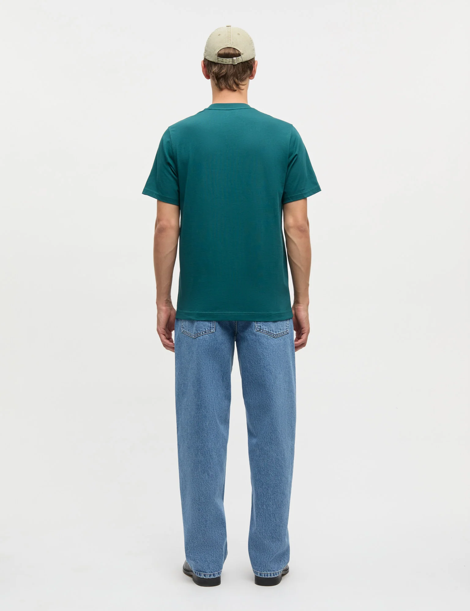 Cotton Jersey Frode Logo Tee FAV, Deep Sea - Image 4