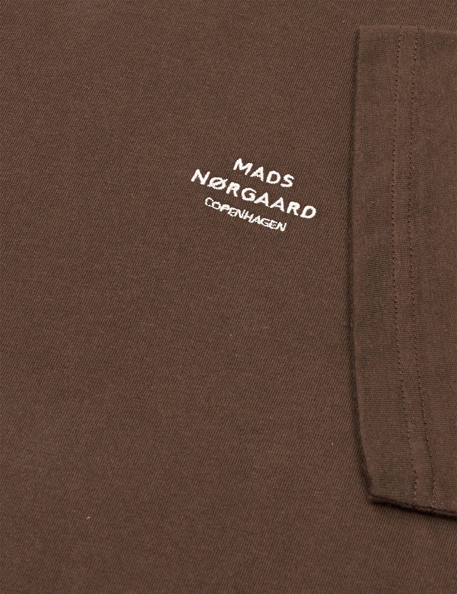 Cotton Jersey Frode Logo Tee FAV, Demitasse - Image 2