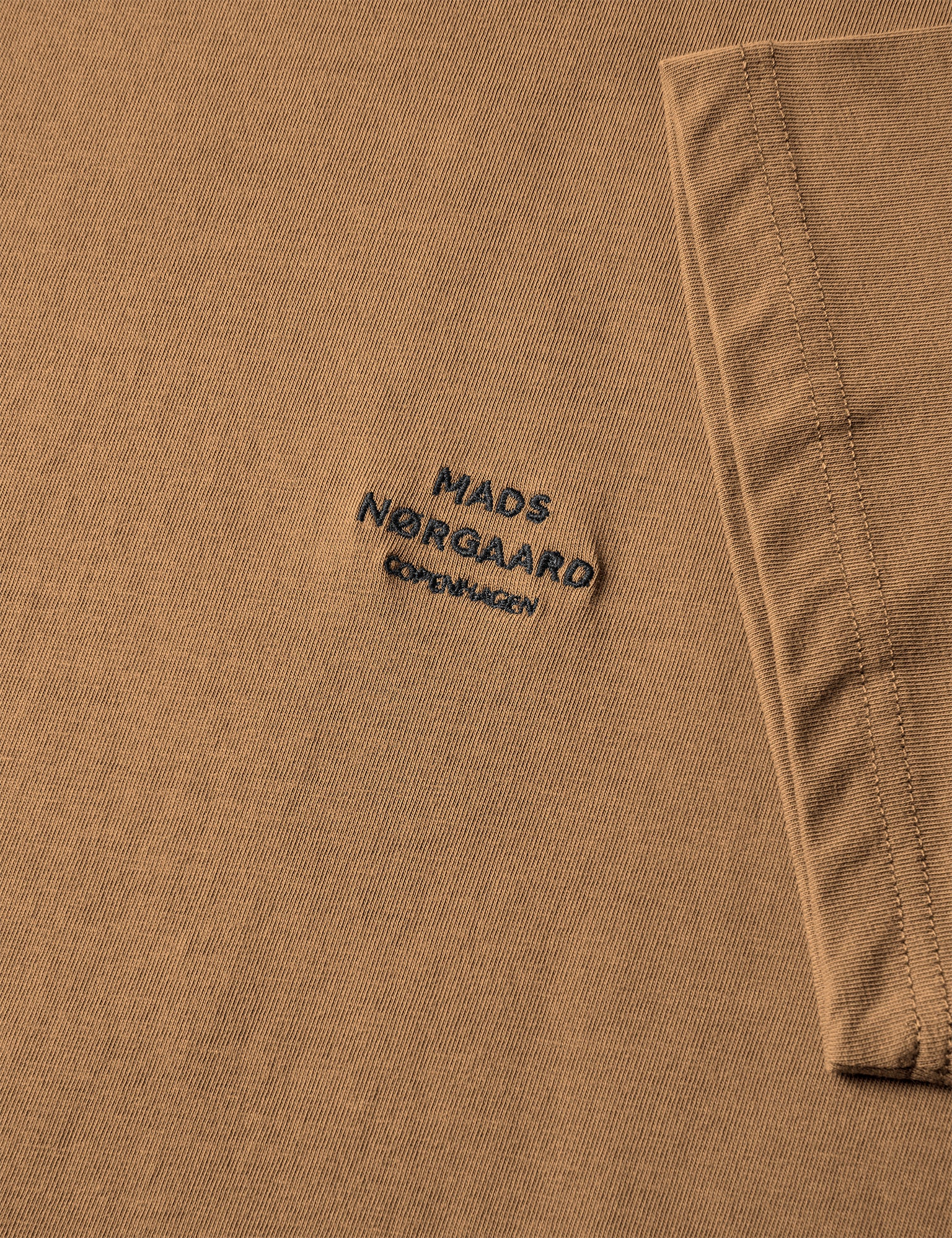 Cotton Jersey Frode Logo Tee FAV, Ermine - Image 3