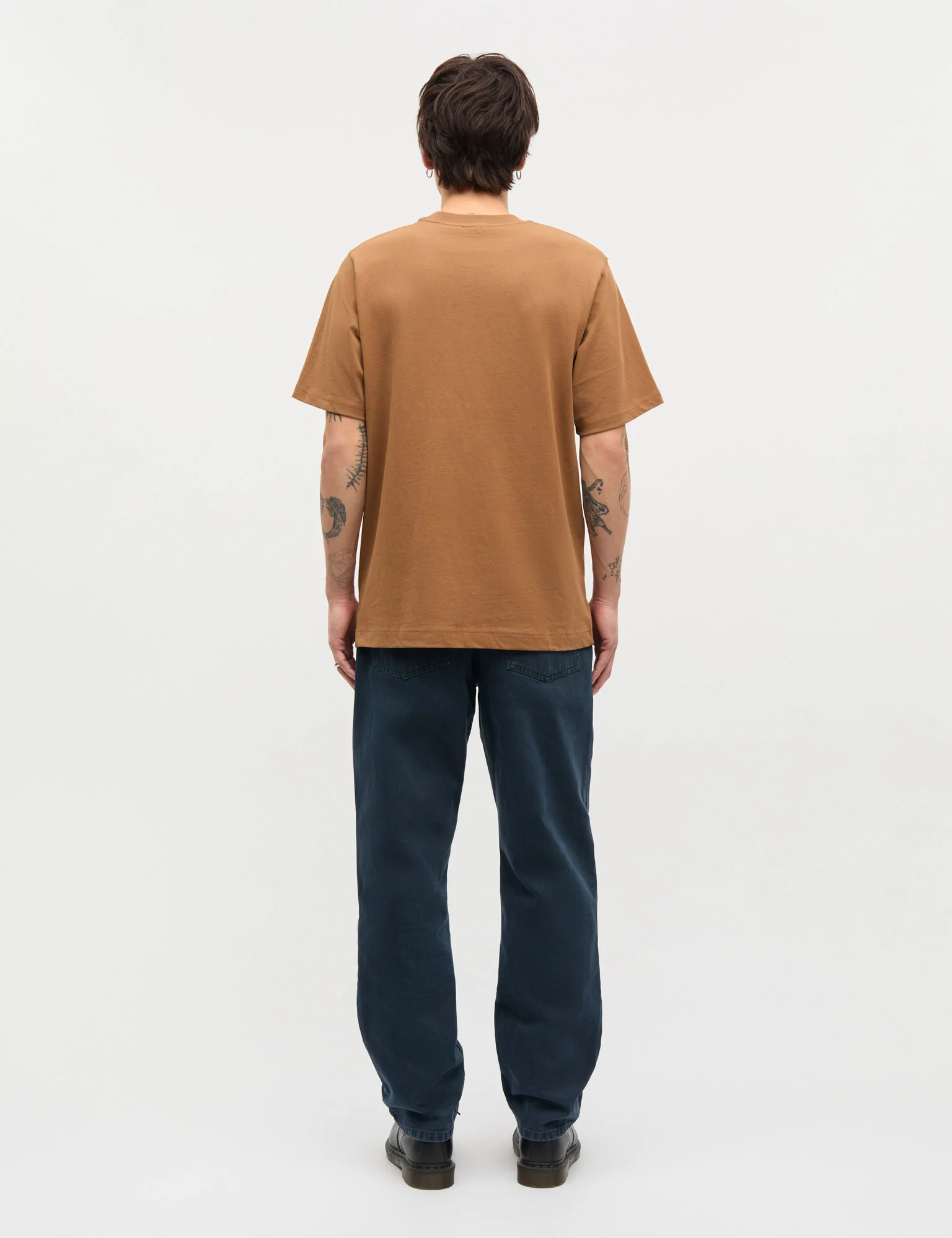 Cotton Jersey Frode Logo Tee FAV, Ermine - Image 4