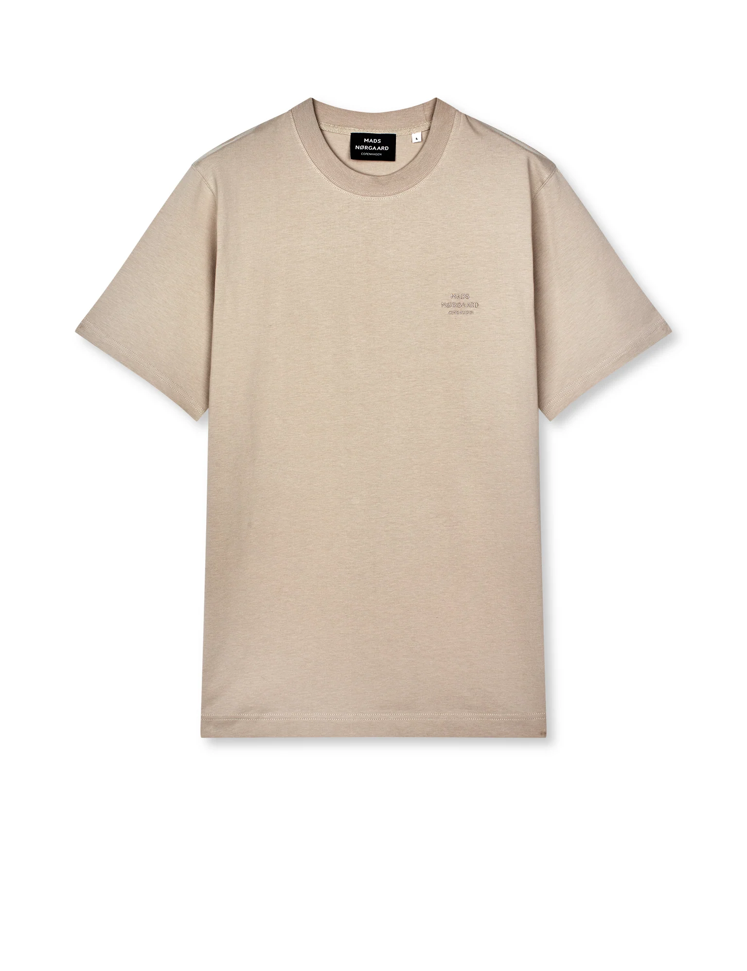 Cotton Jersey Frode Logo Tee FAV, Plaza Taupe - Image 3