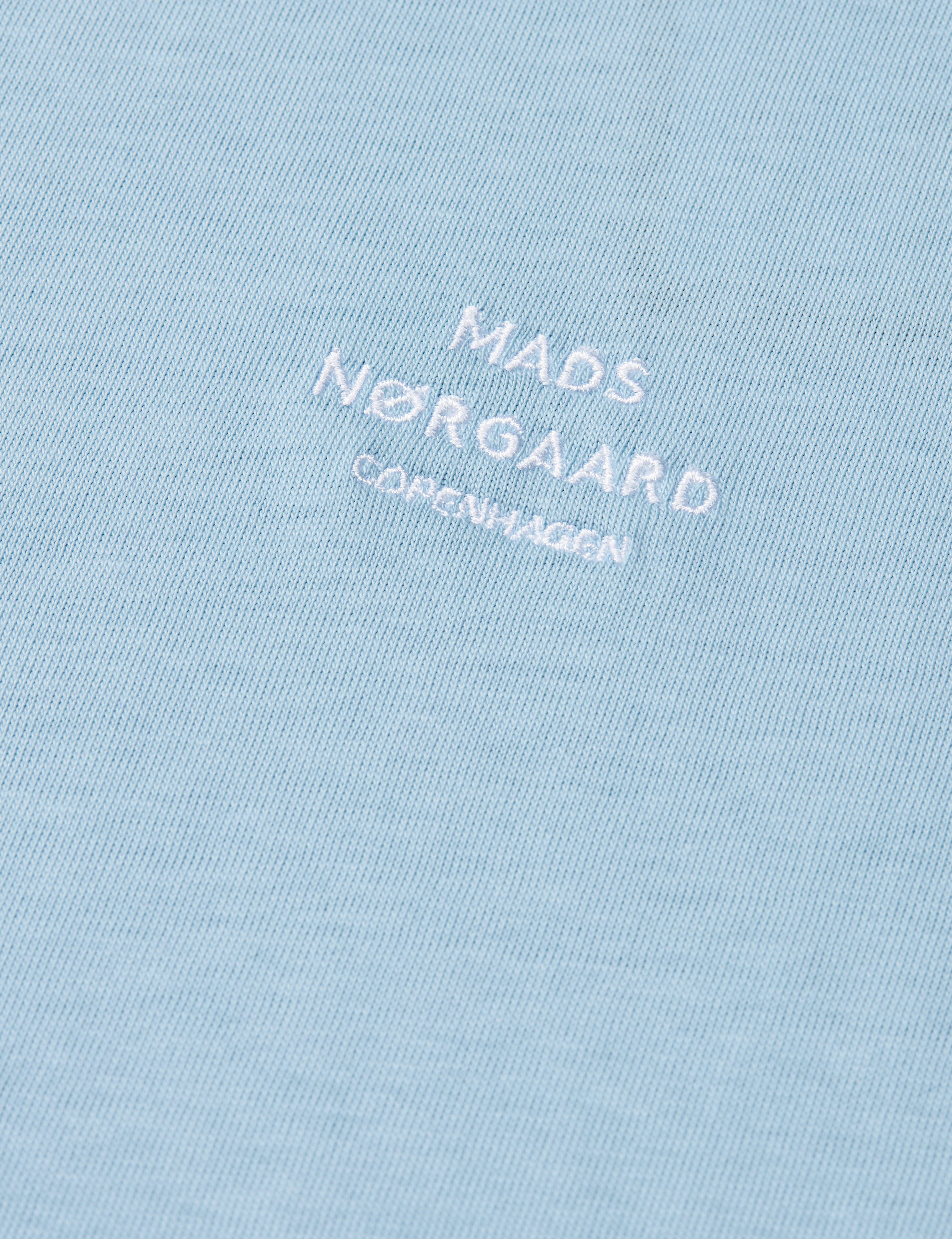 Cotton Jersey Frode Logo Tee FAV, Powder Blue - Image 2