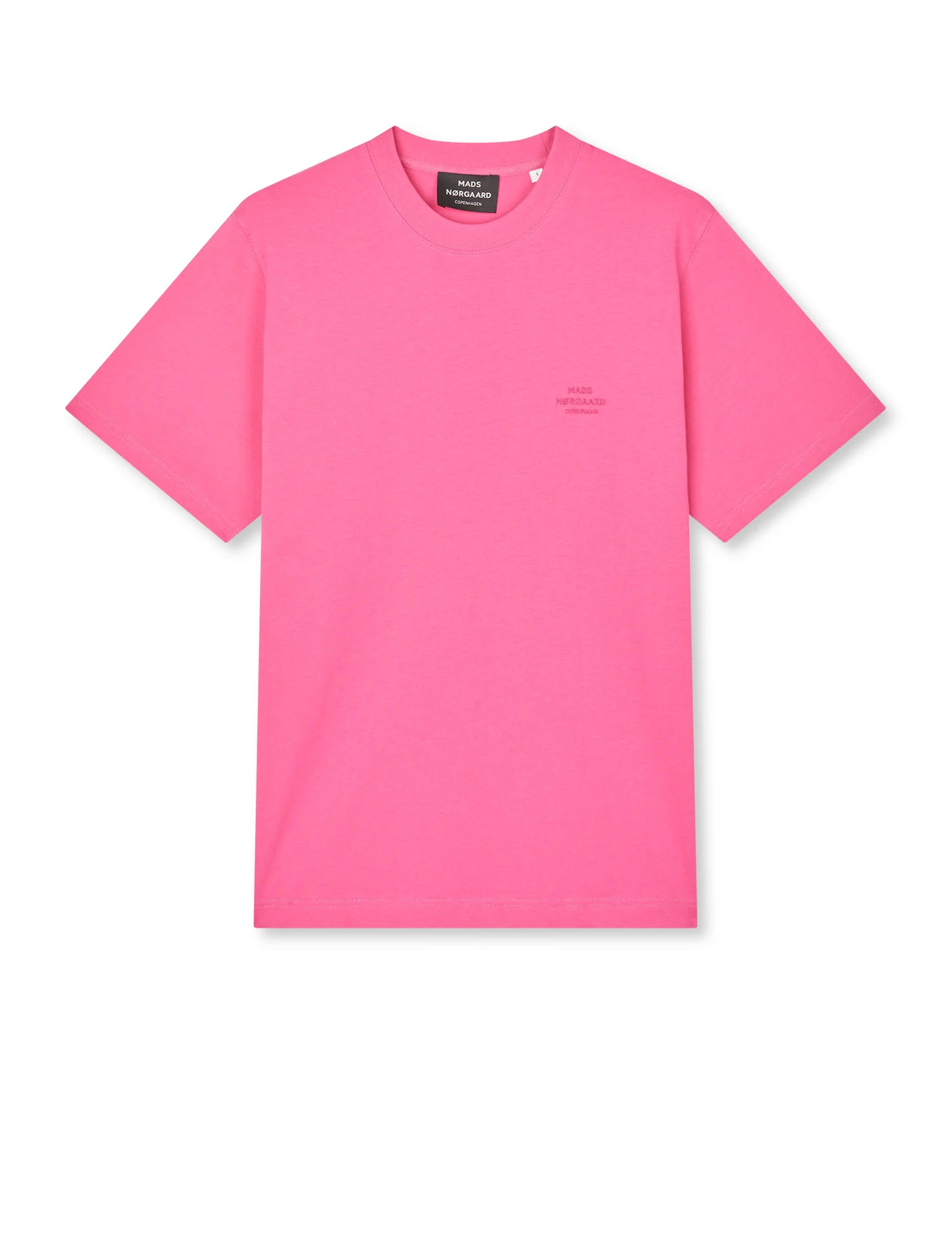Cotton Jersey Frode Logo Tee FAV, Raspberry Rose