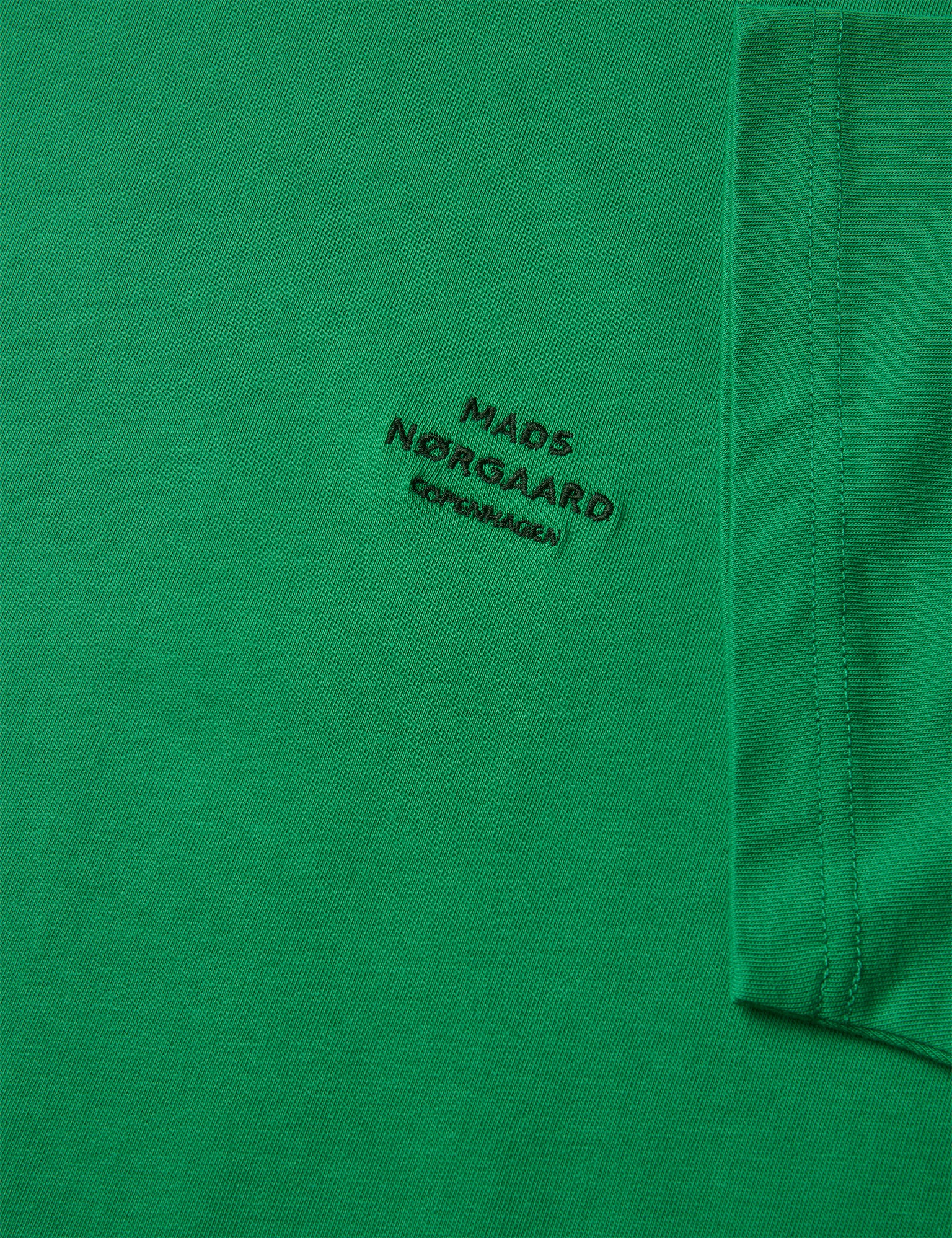 Cotton Jersey Frode Logo Tee FAV, Verdant Green - Image 3