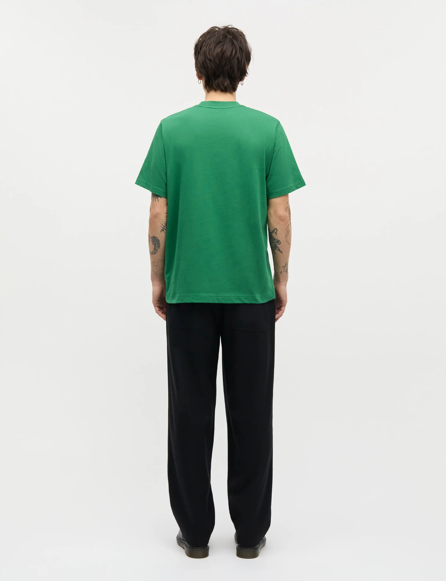Cotton Jersey Frode Logo Tee FAV, Verdant Green - Image 4