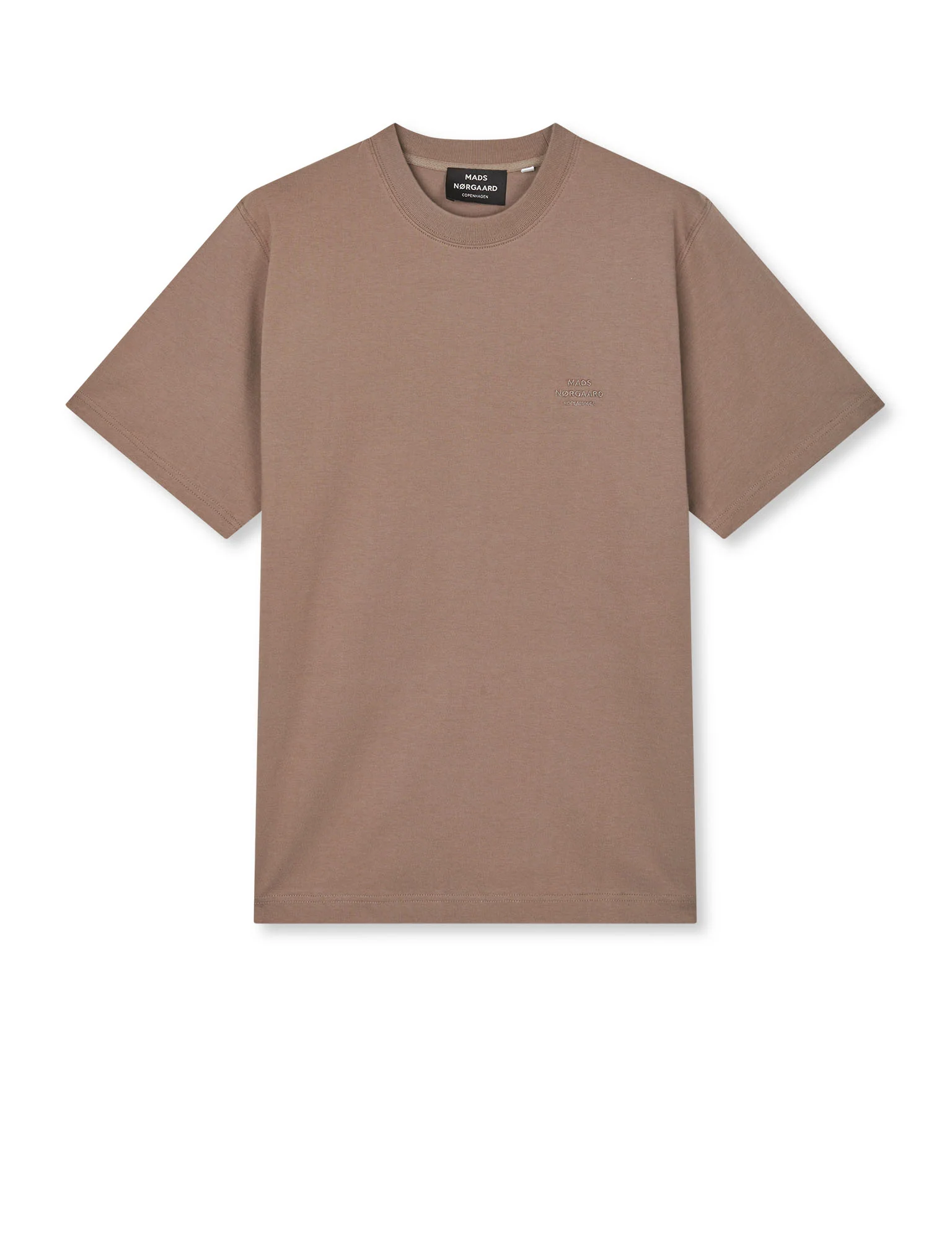 Cotton Jersey Frode Logo Tee FAV, Walnut - Image 3