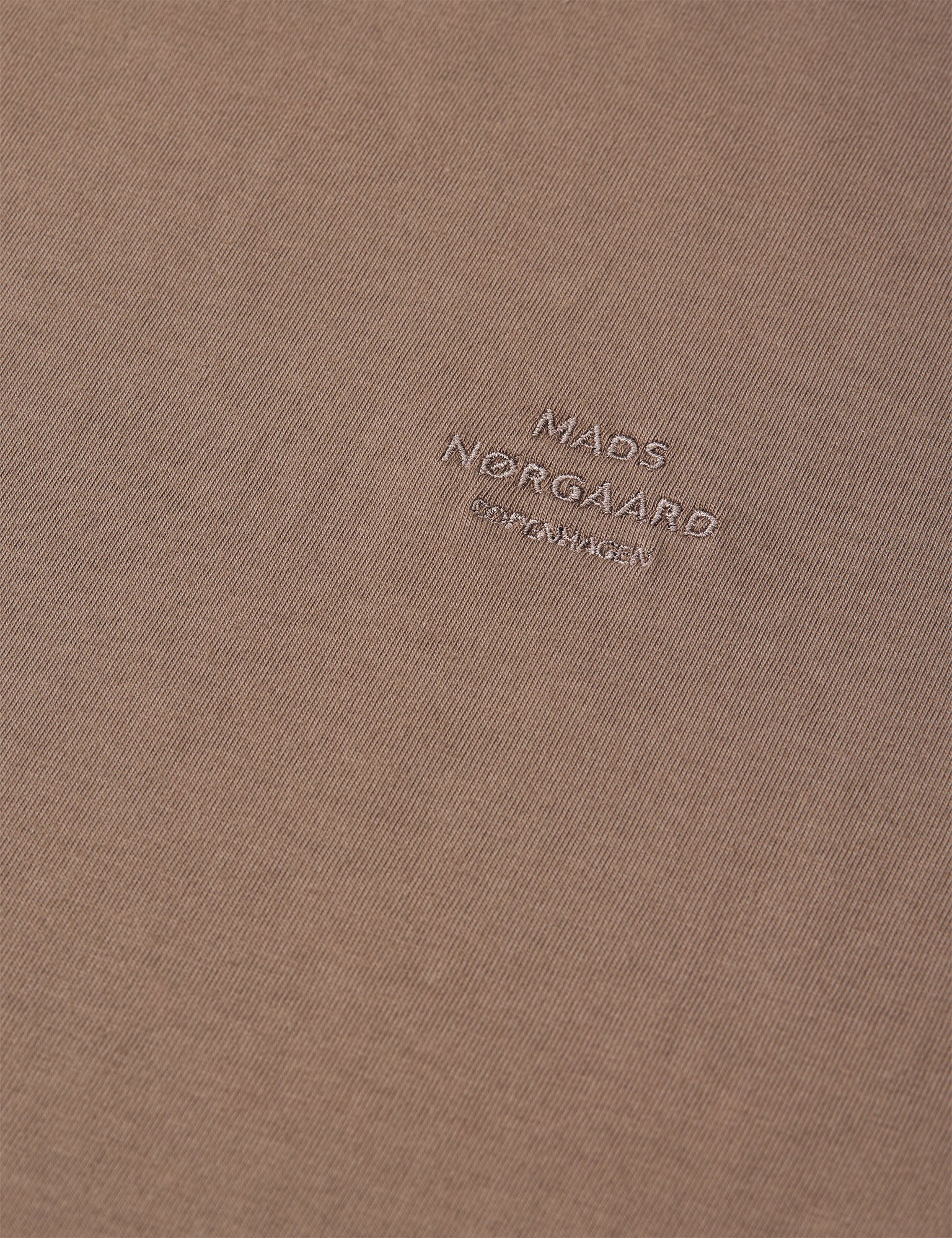 Cotton Jersey Frode Logo Tee FAV, Walnut - Image 4