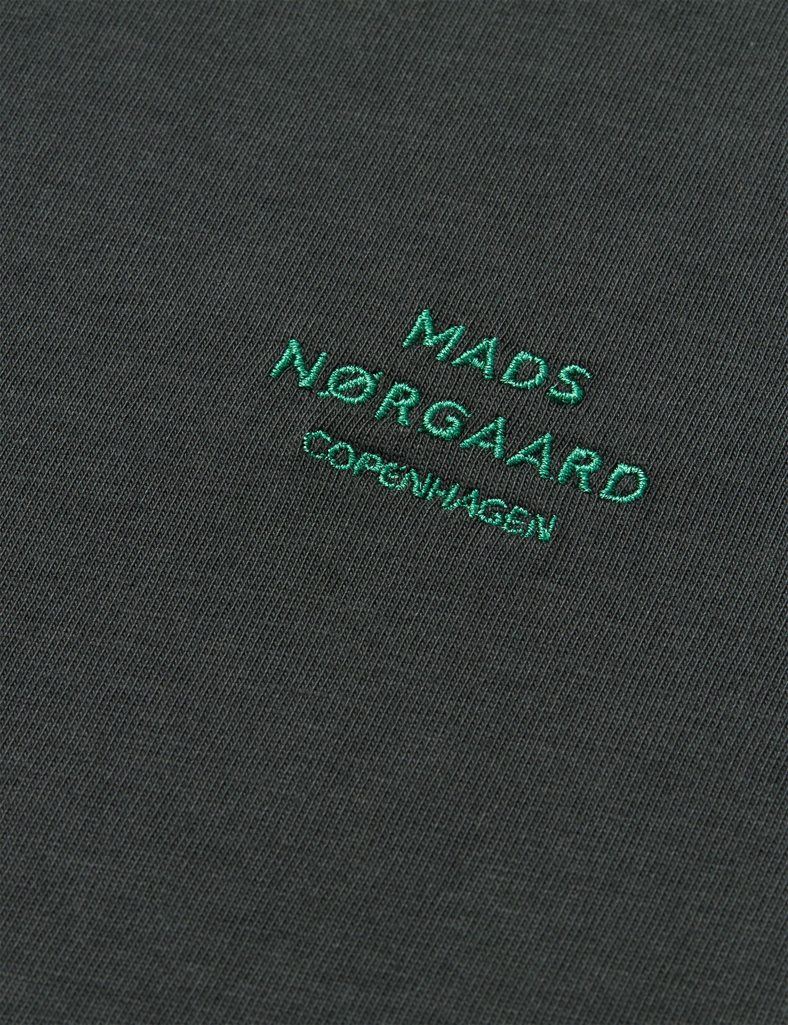 Cotton Jersey Frode Logo Tee FAV, Woodland Gray - Image 2