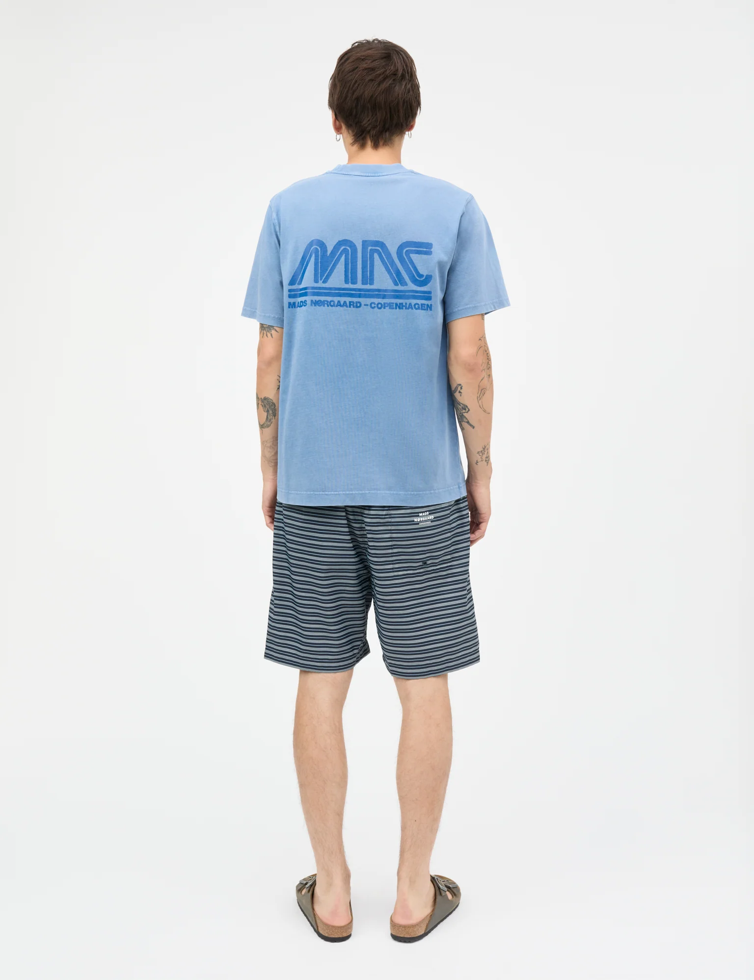 Cotton Jersey Frode MNC Tee, Riviera - Image 4