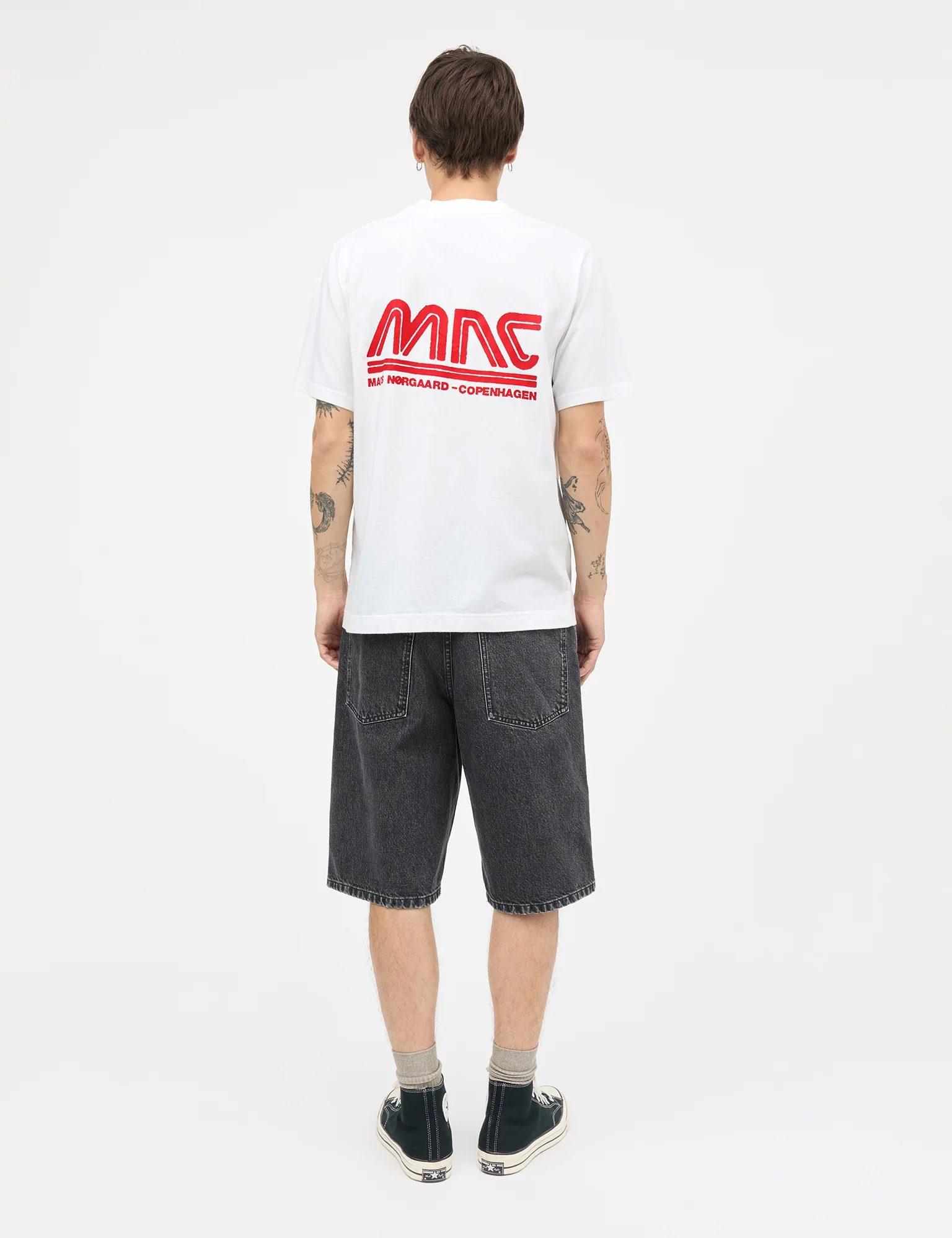 Cotton Jersey Frode MNC Tee, White - Image 4