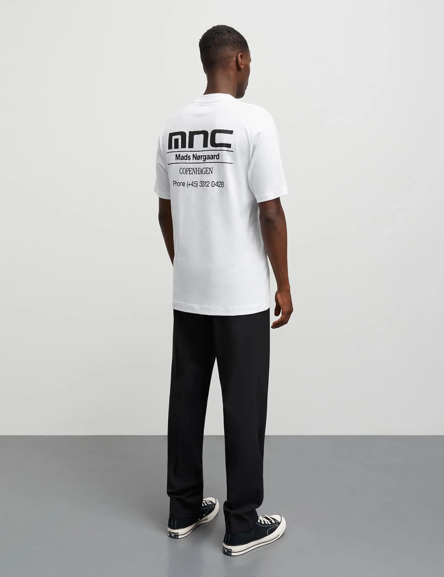 Cotton Jersey Frode MNC Tee, White - Image 4