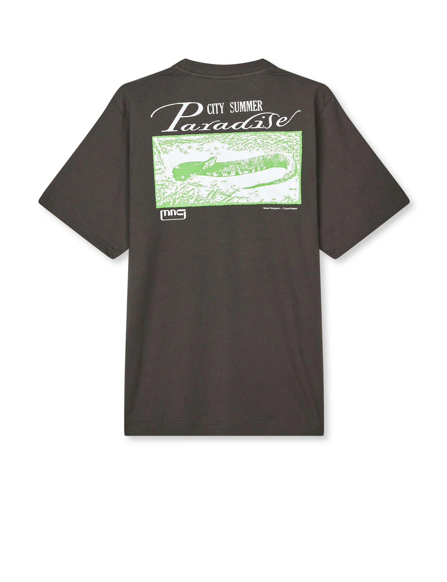 Cotton Jersey Frode Paradise Tee, Black Oyster - Image 3