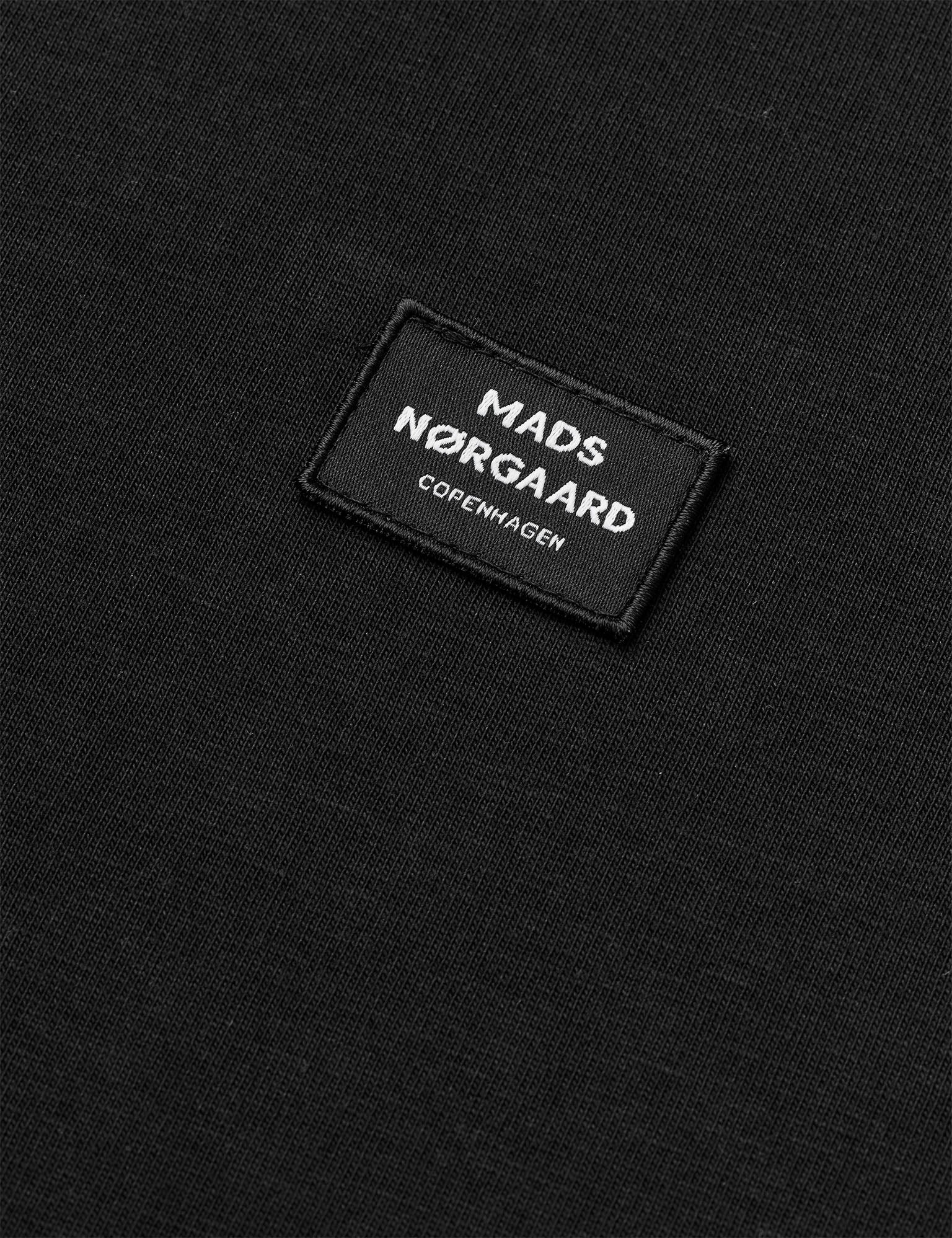 Cotton Jersey Frode Patch Tee, Black - Image 2