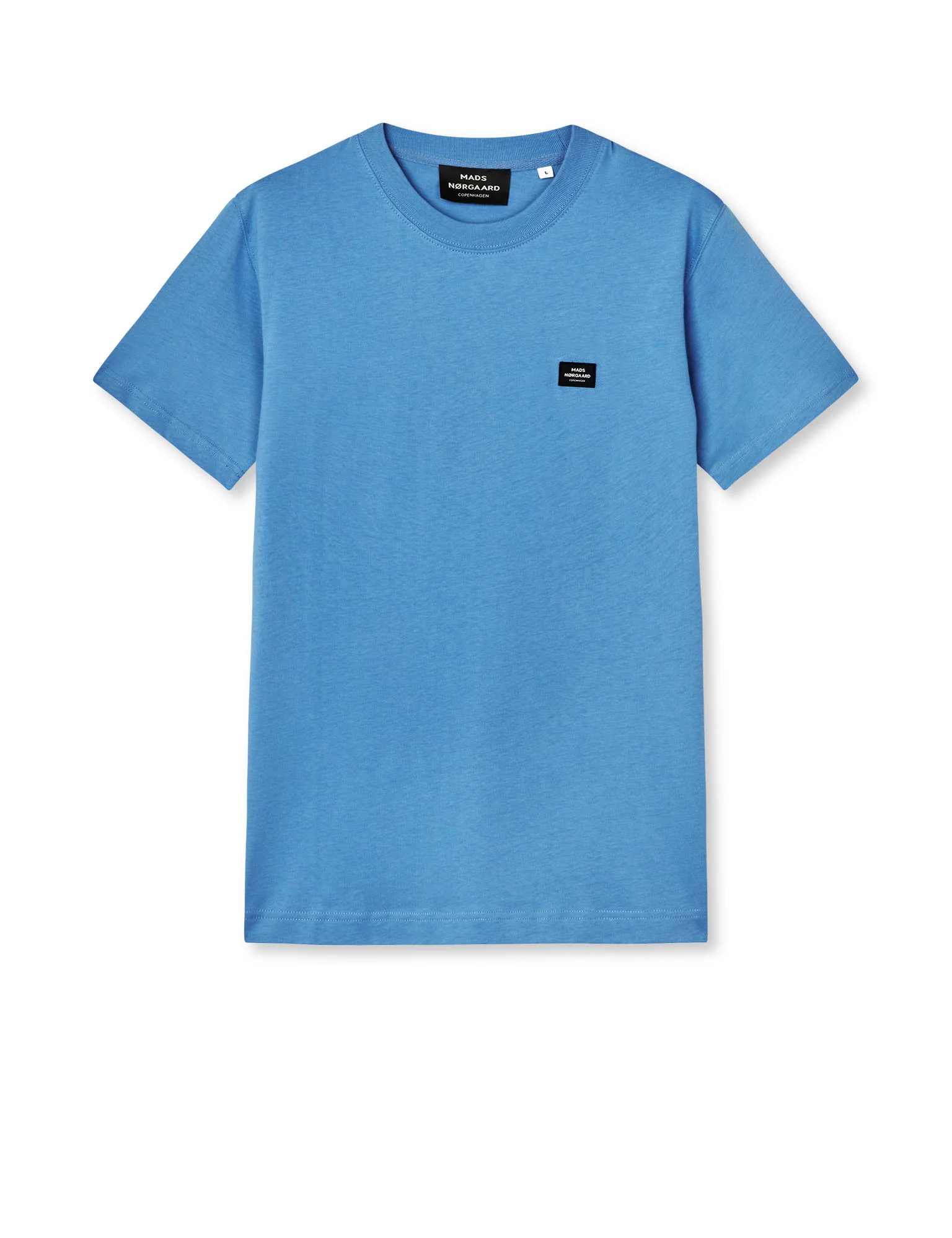Cotton Jersey Frode Patch Tee, Riviera