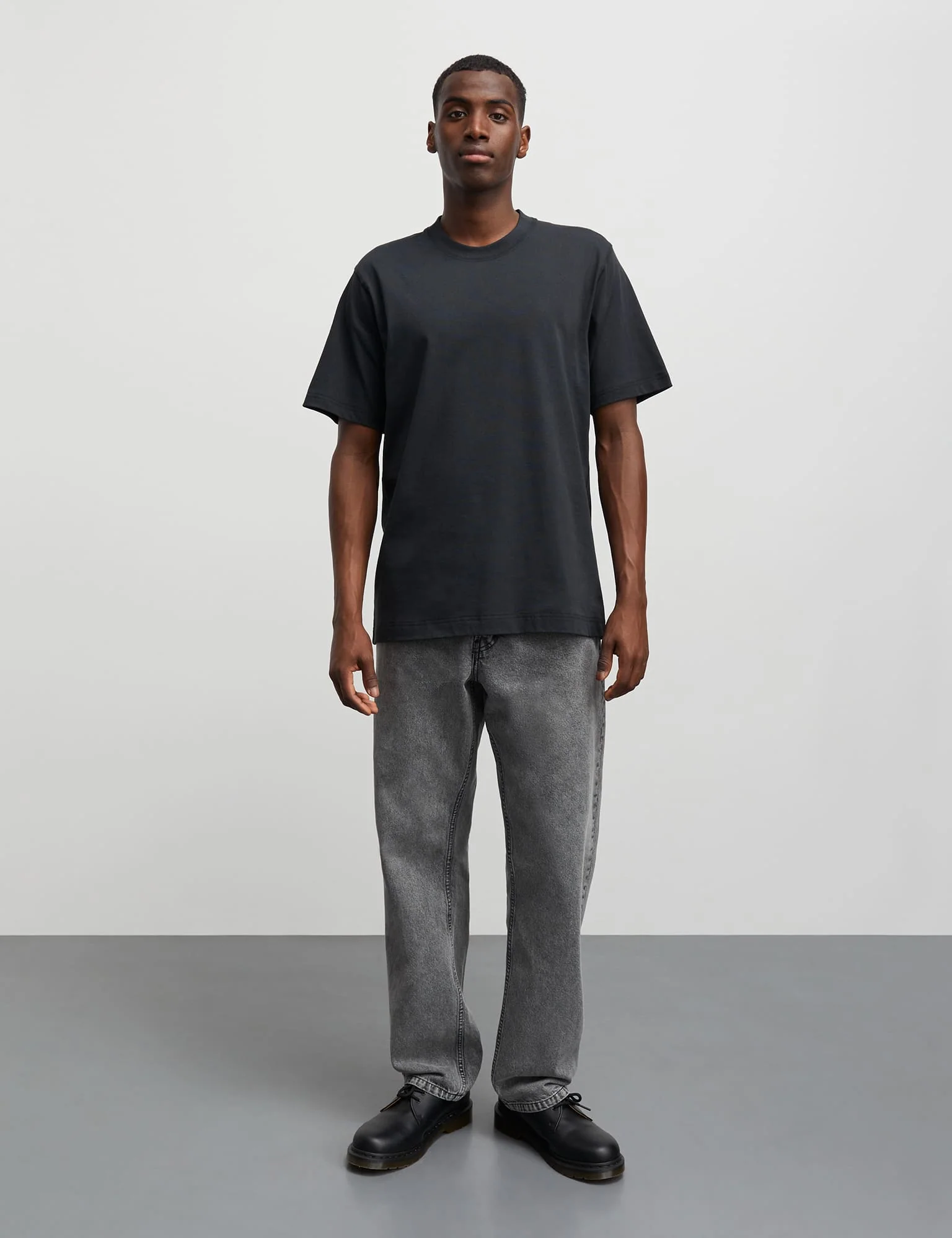 Cotton Jersey Frode Tee, Black - Image 2