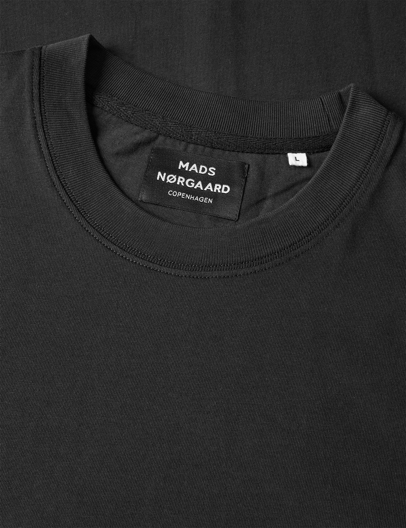 Cotton Jersey Frode Tee, Black - Image 3